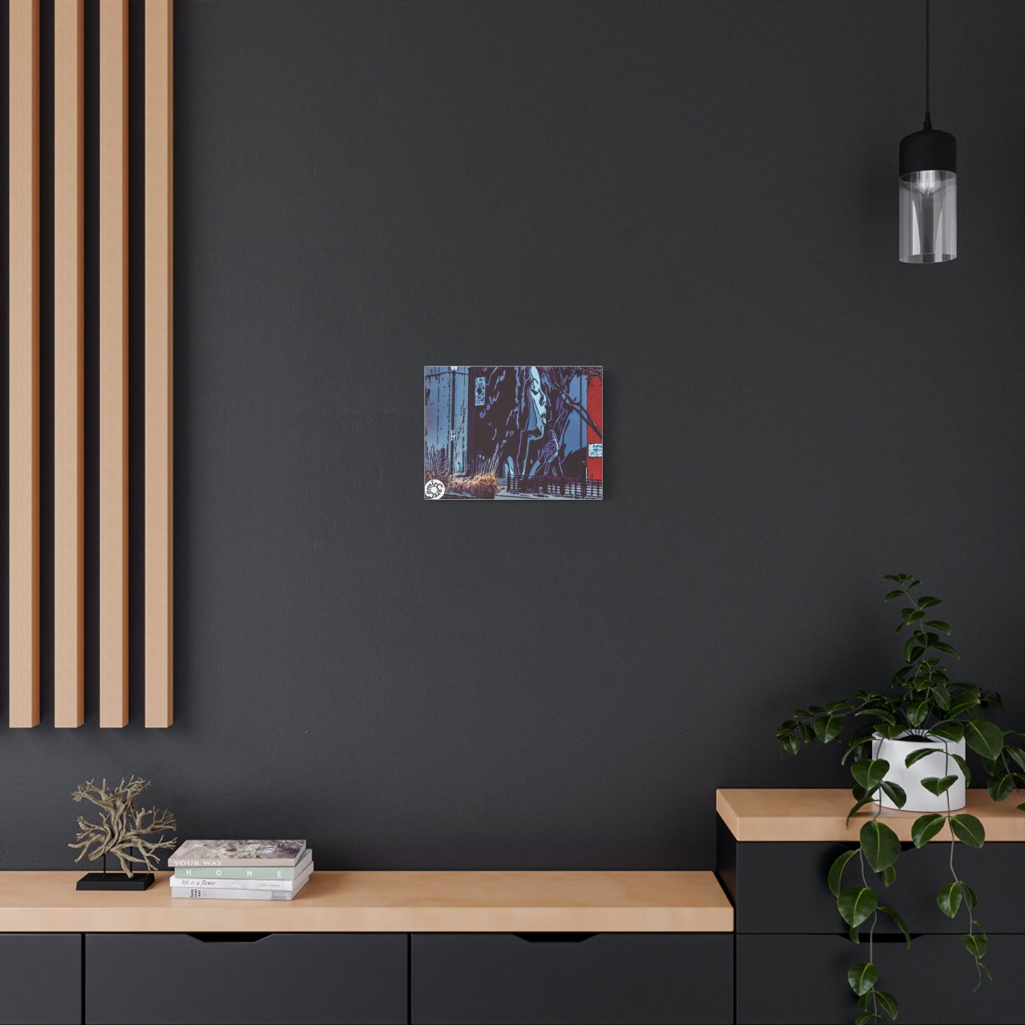 Sioux Falls Street Art Matte Canvas Wall Art Urban Home Decor