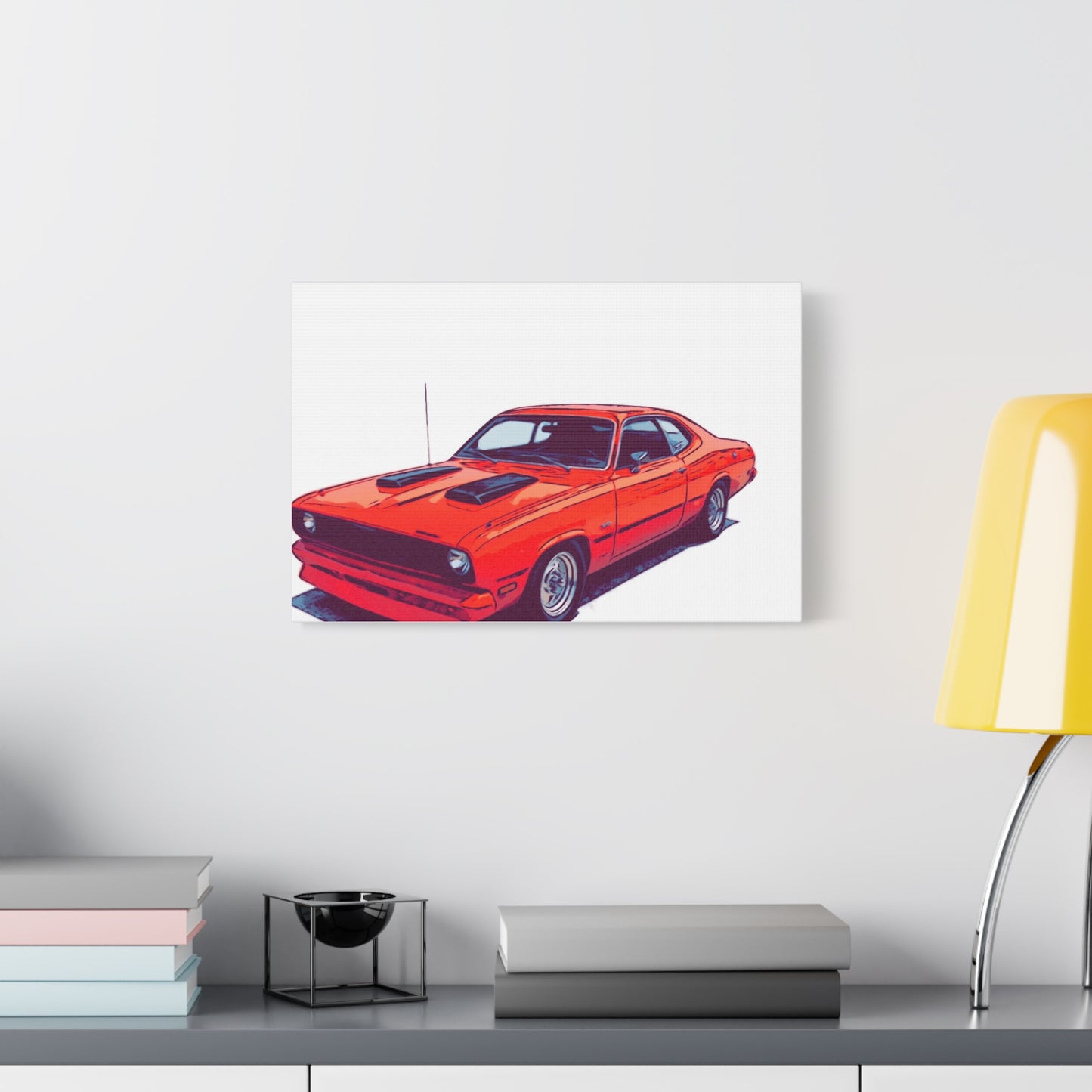 Cinderline Sprint – Classic Street Muscle Comic Car Wall Art