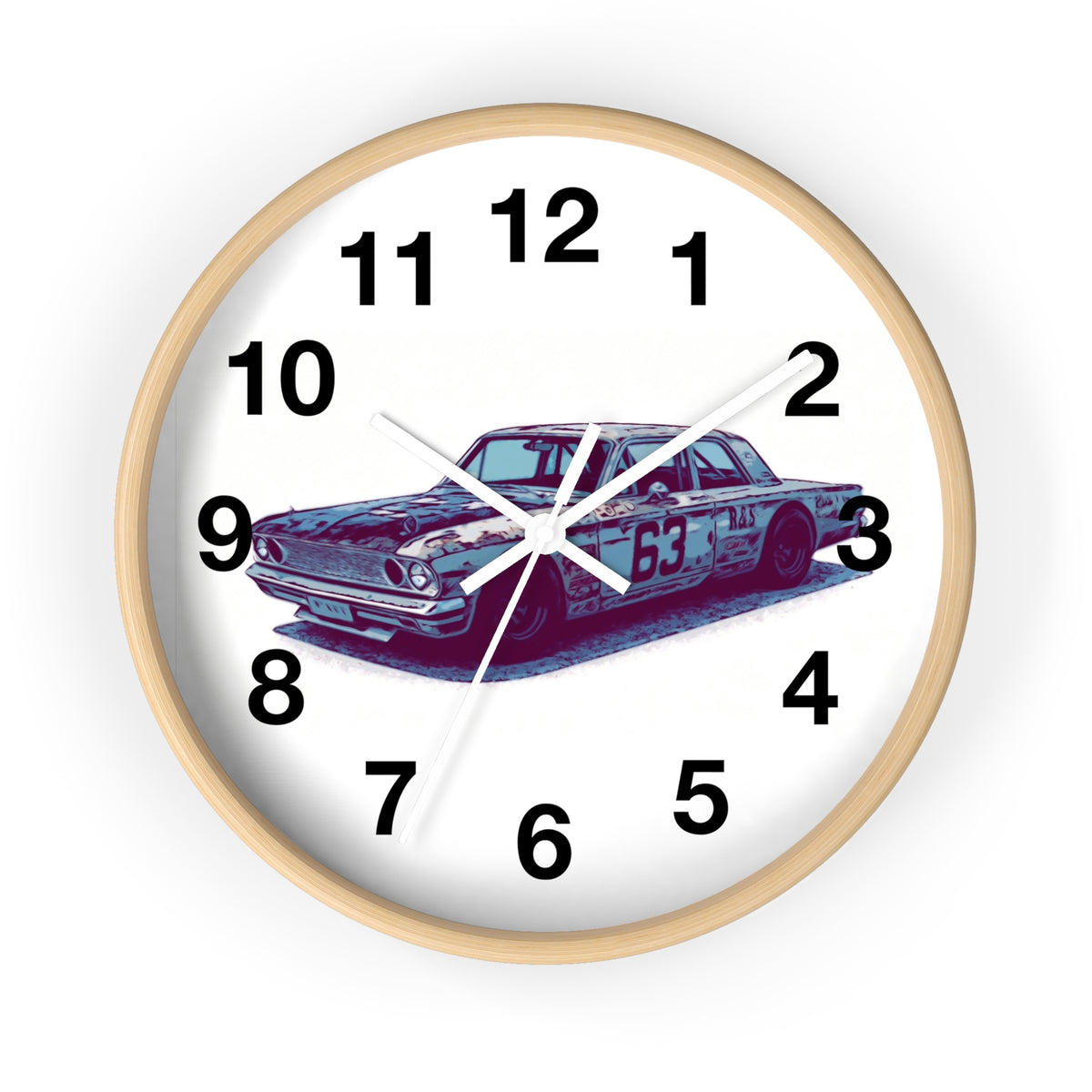 Comic My Ride Wall Clock