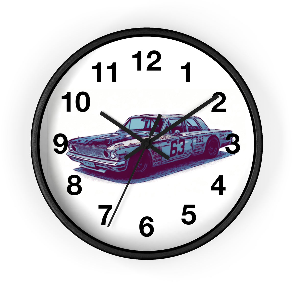 Comic My Ride Wall Clock