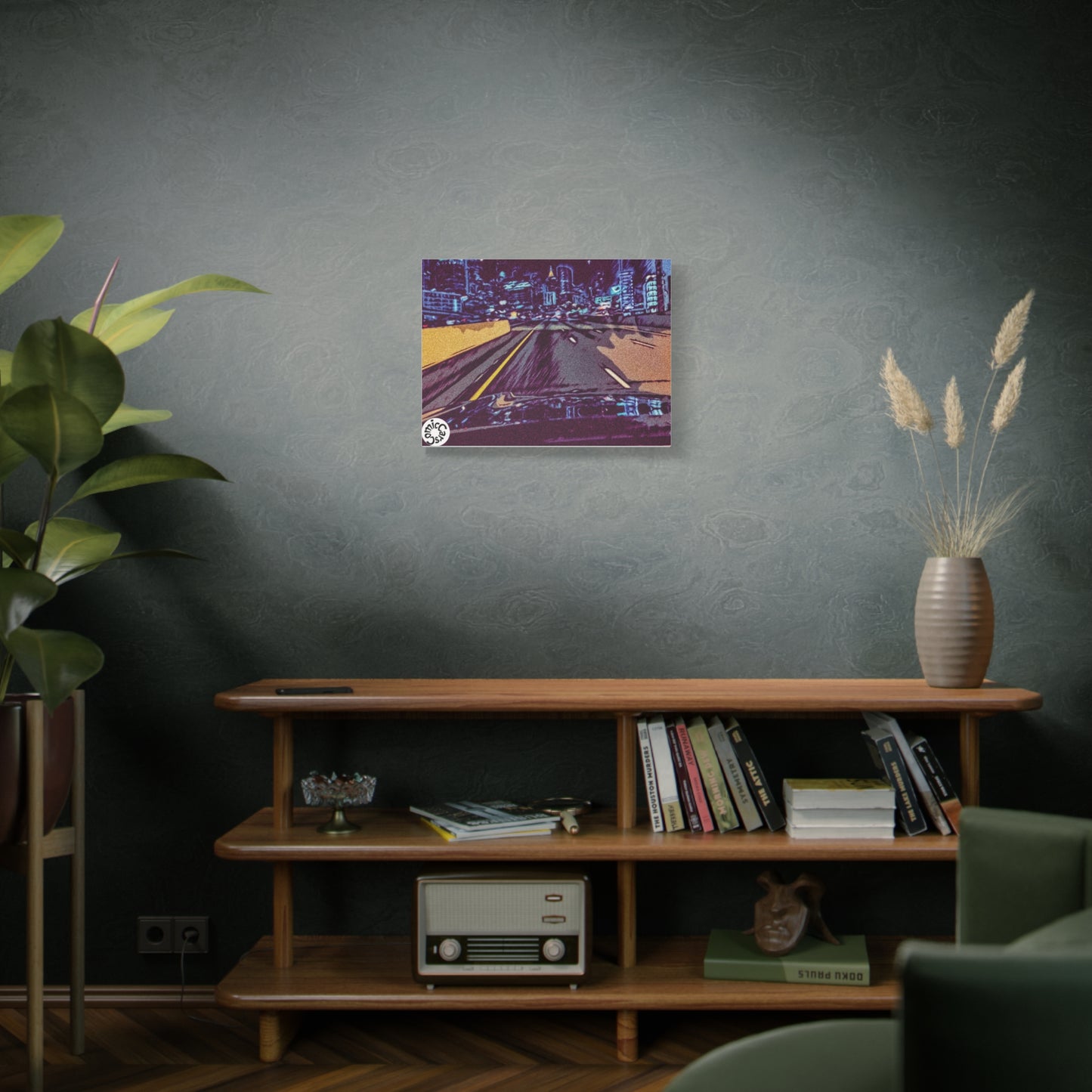 Atlanta Night Cruises, City, Matte Canvas Wall Art