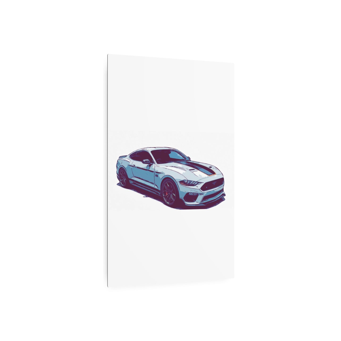 Track-Bred Street Coupe – Modern Performance Comic Car Wall Art