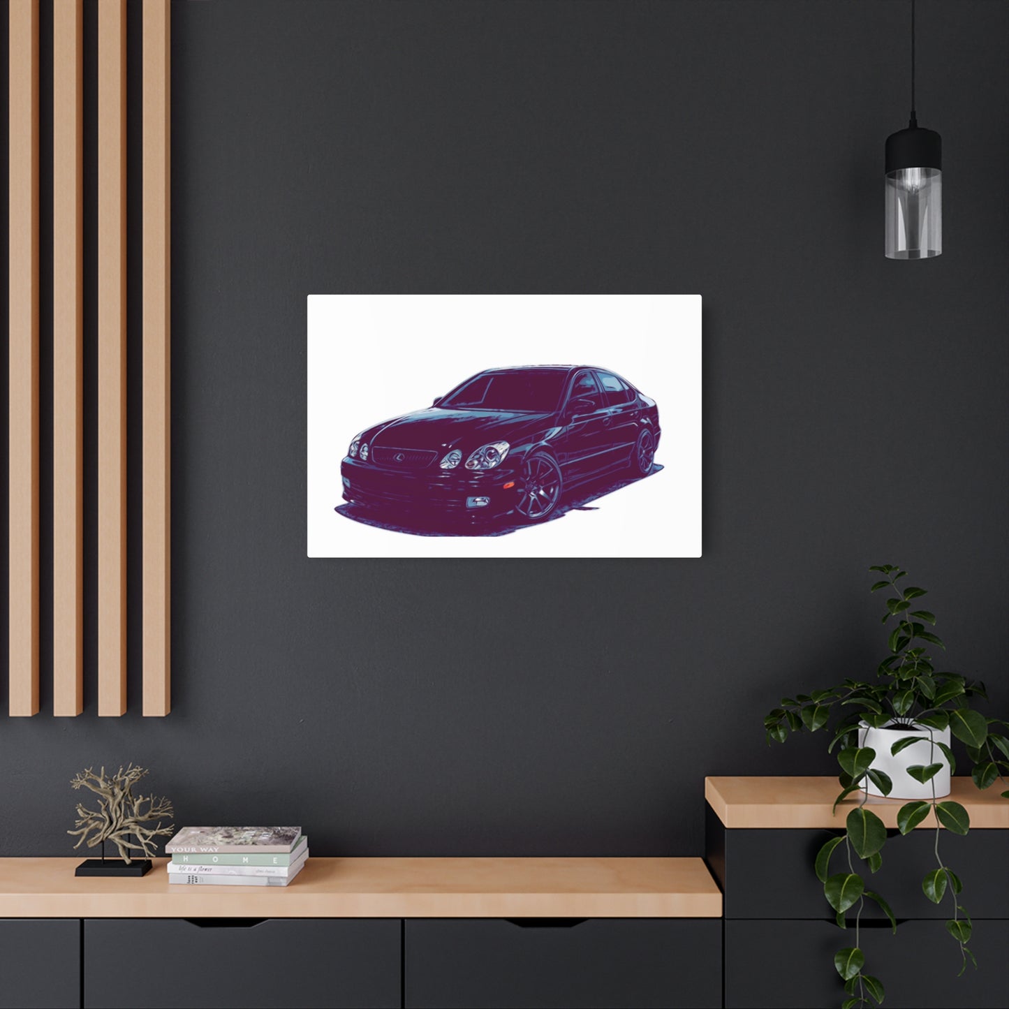 Shadowline Velocity – Luxury Sport Sedan Comic Wall Art