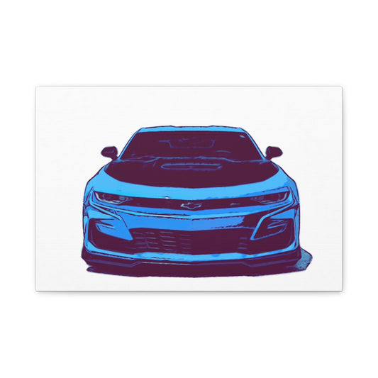 Frontline Muscle – Modern Performance Comic Car Wall Art