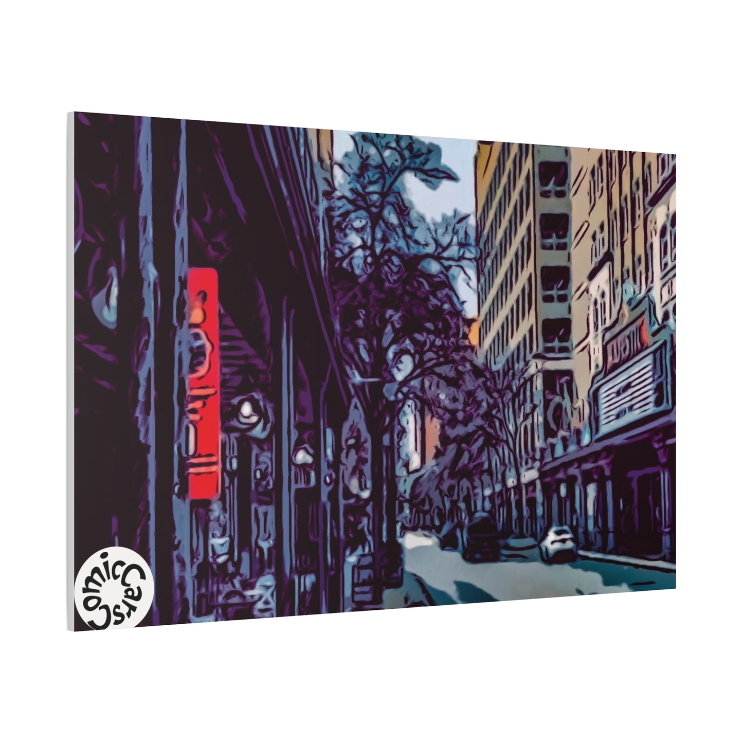 San Antonio Cruises City Matte Canvas Wall Art