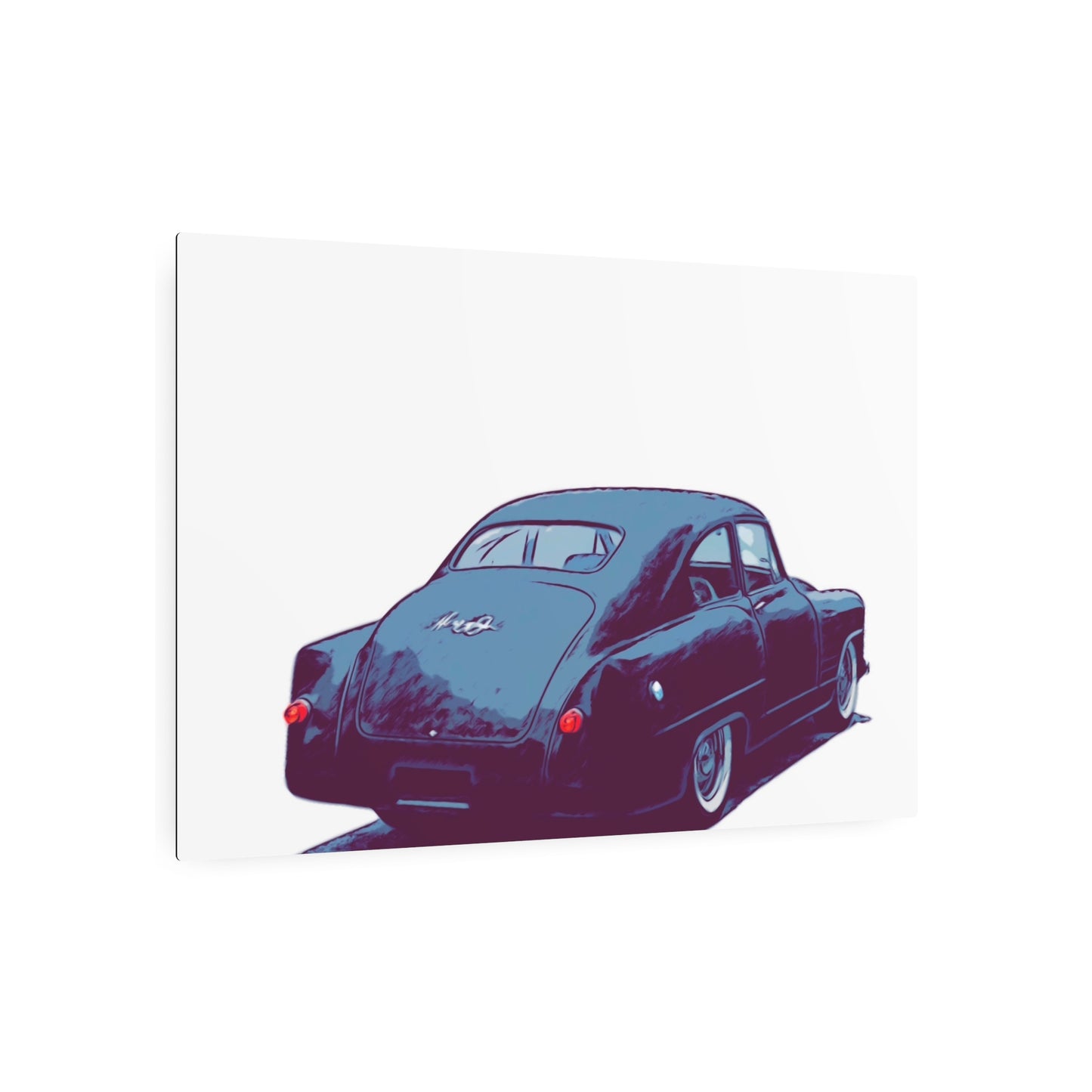 Taildrag Tradition – Vintage Custom Coupe Comic Wall Art