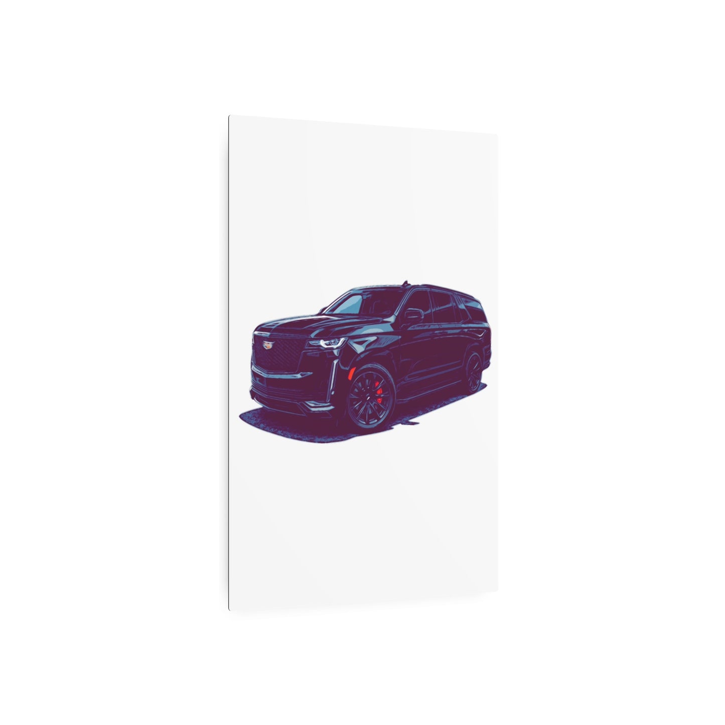 Obsidian Command – Modern Performance SUV Comic Wall Art