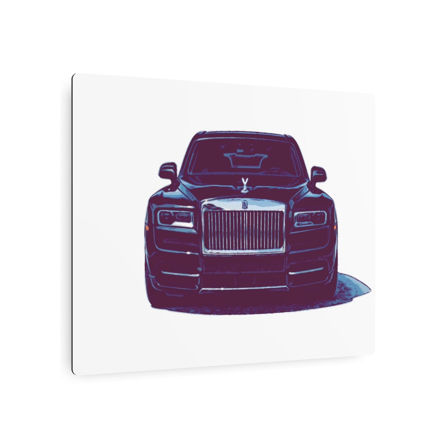 Silent Authority – Luxury Sedan Comic Wall Art