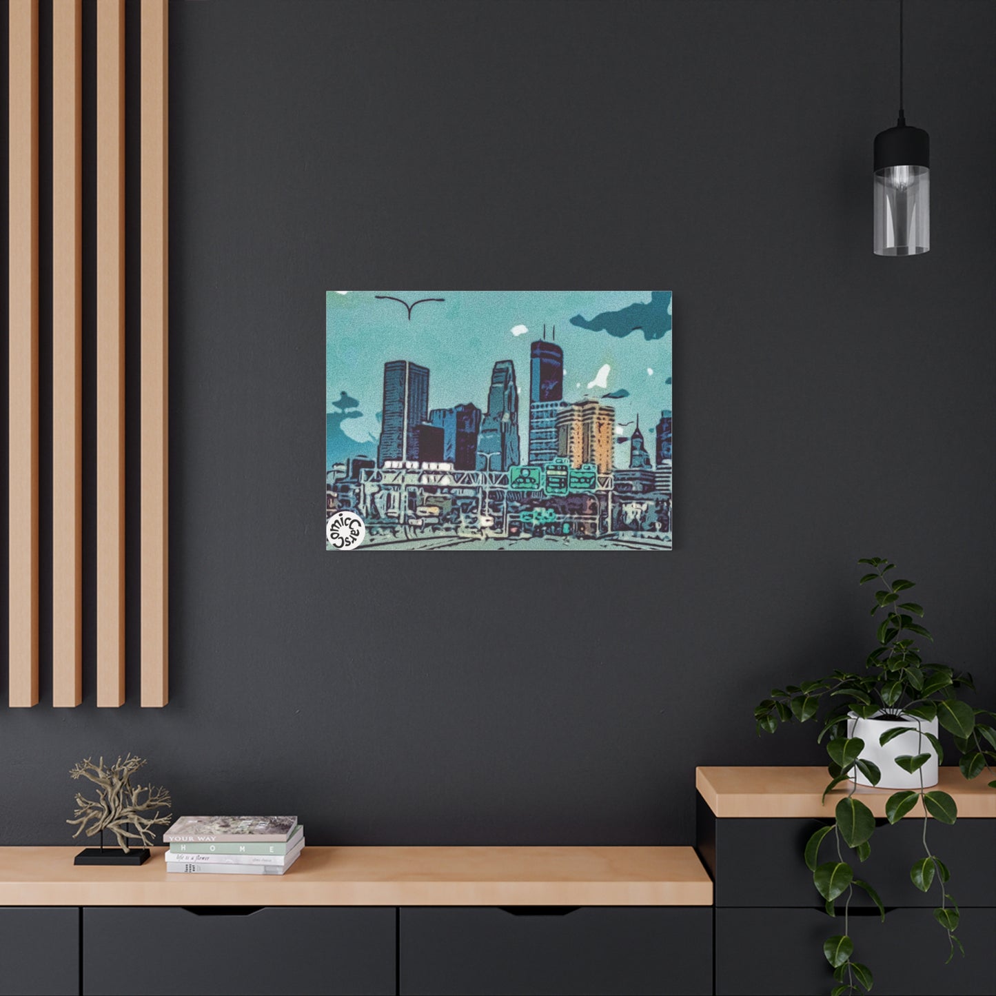 Minneapolis Cruises City Matte Canvas Wall Art
