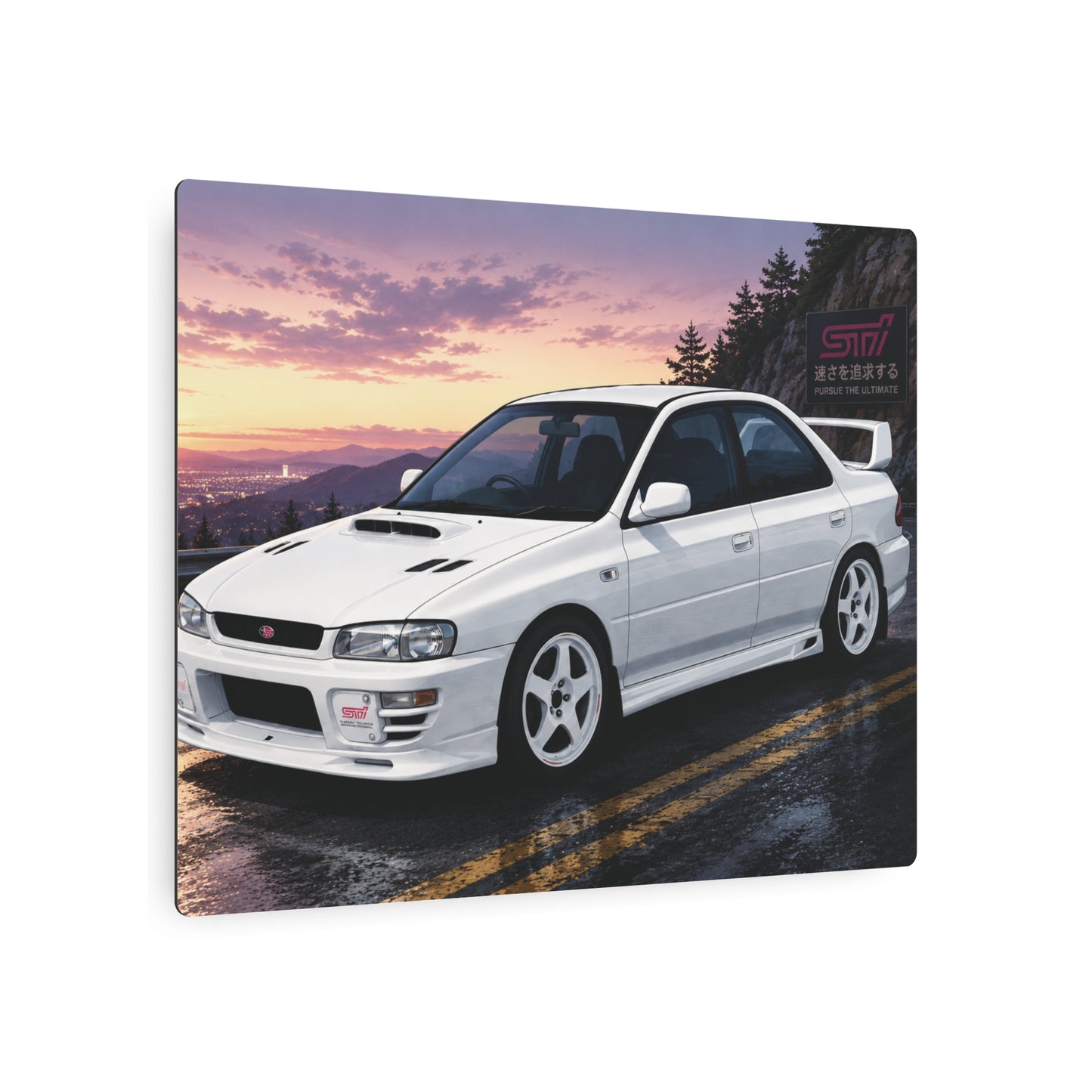 Impreza Rally Car Wall Art