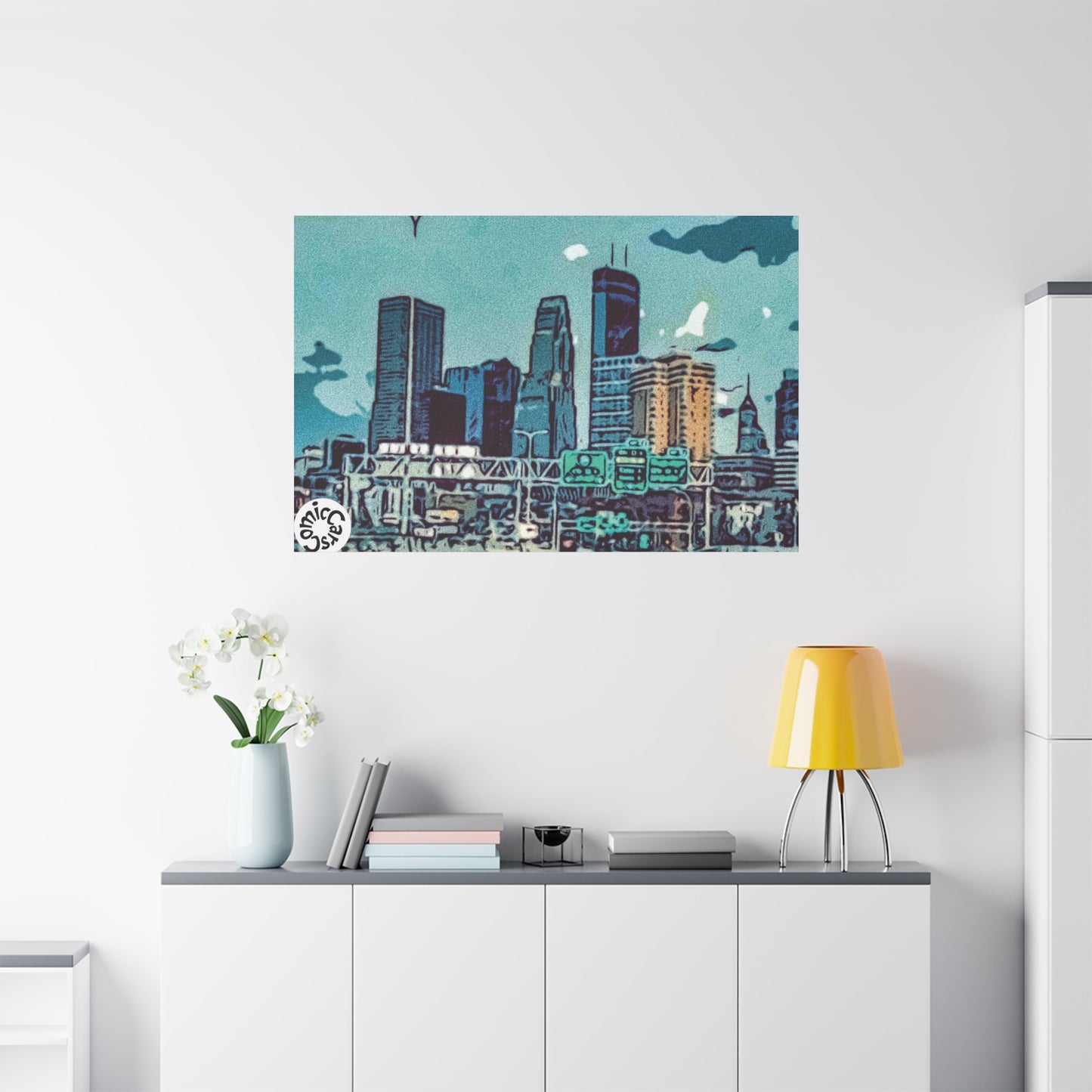 Minneapolis Cruises City Matte Canvas Wall Art