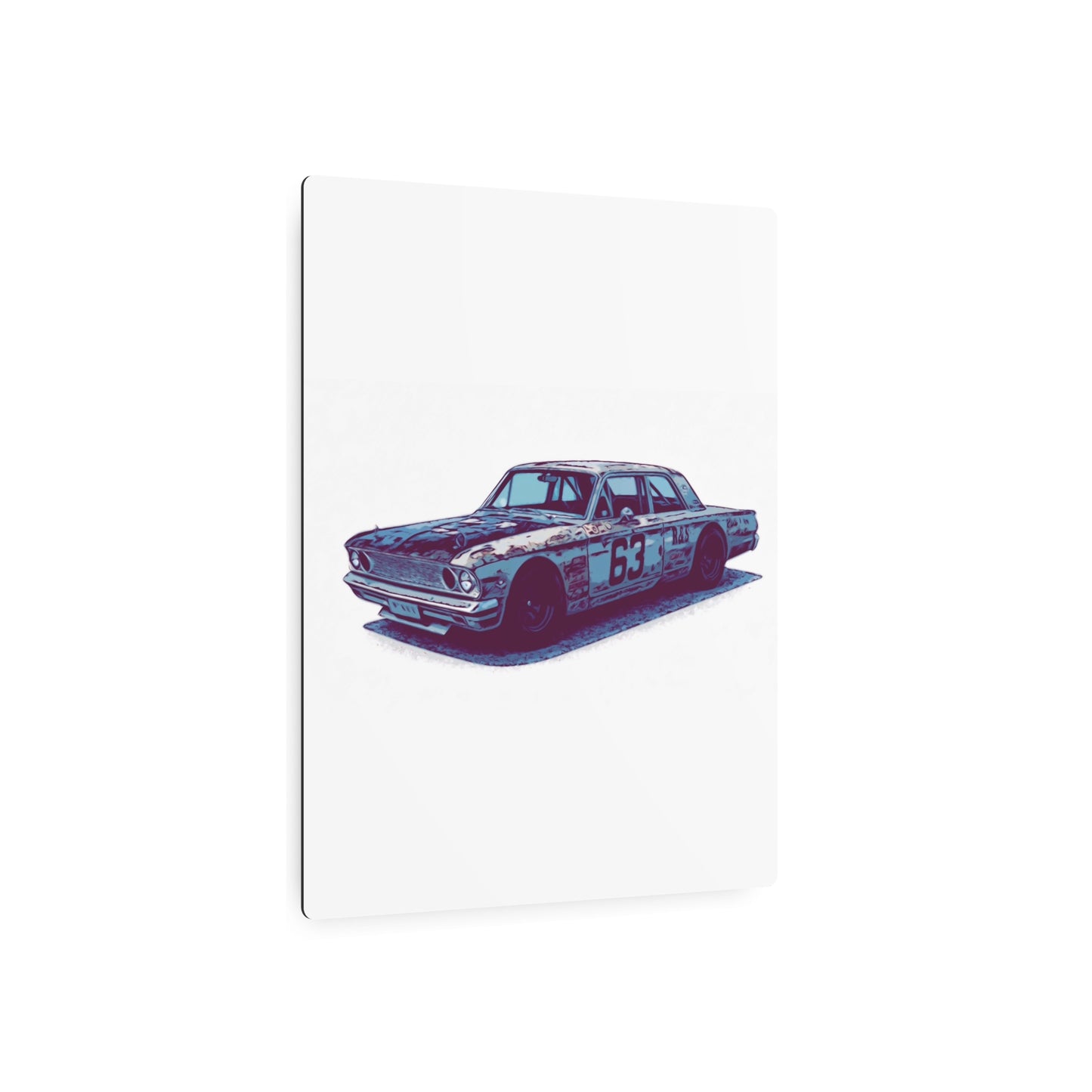 Number 63 Relic Racer – Vintage Stock Car Comic Wall Art