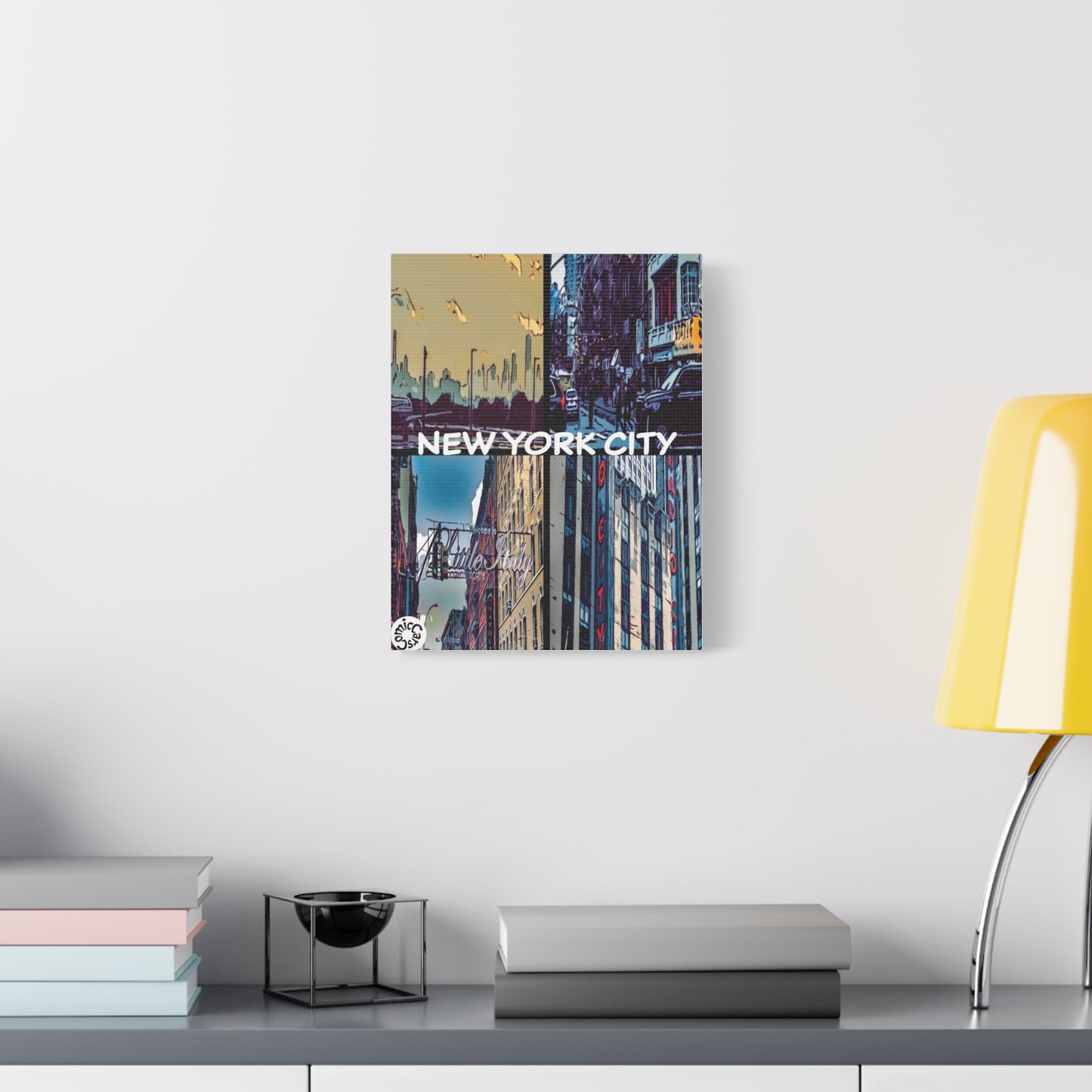 New York City Collection Matte Canvas Wall Art Urban Home Decor