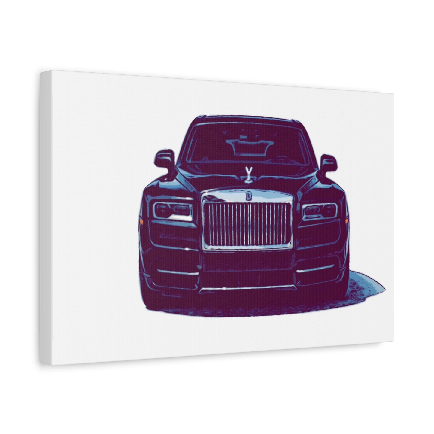 Silent Authority – Luxury Sedan Comic Wall Art