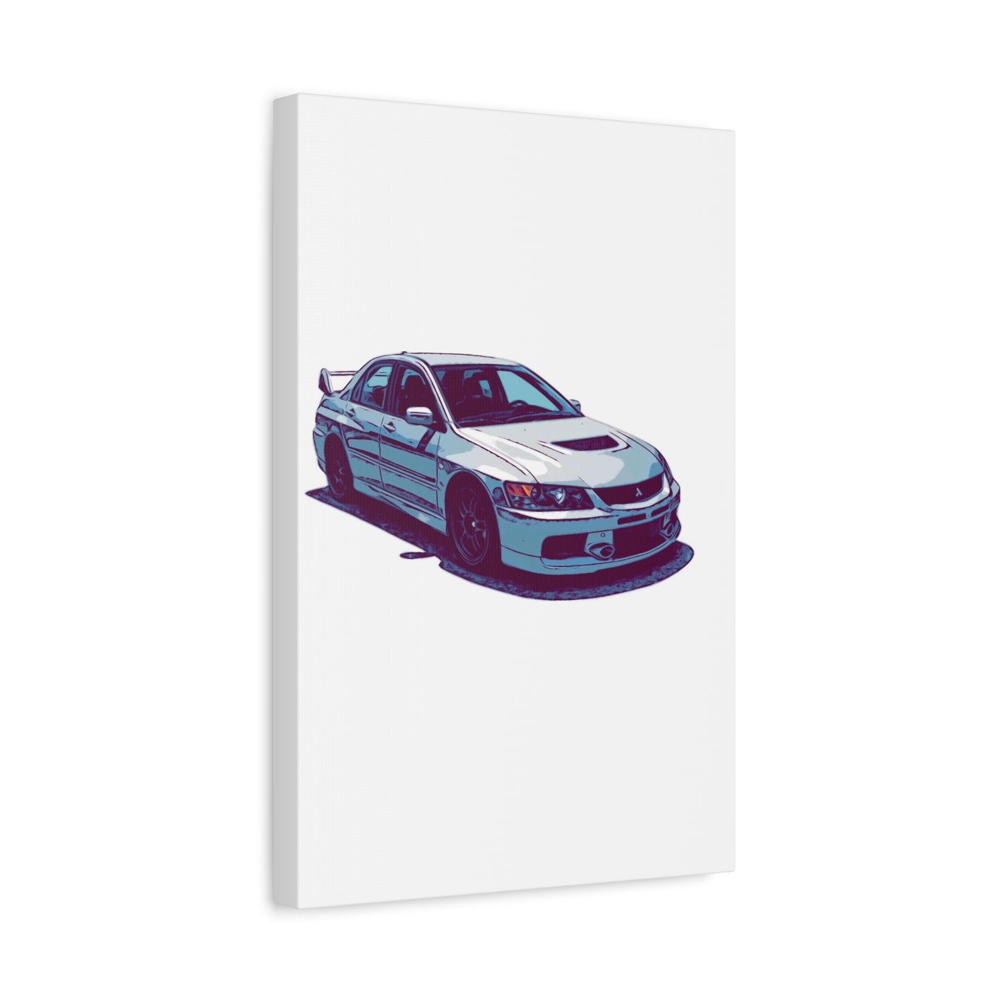 Rally Bloodline – Turbo Performance Sedan Comic Car Wall Art