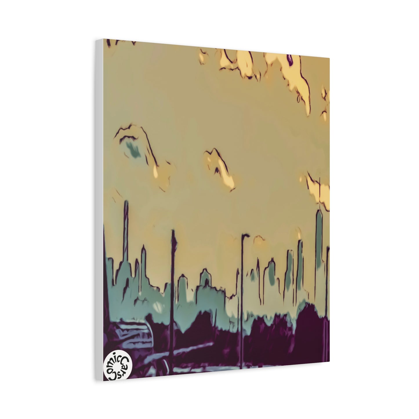 New York City JFK Airport Matte Canvas Wall Art Urban Home Decor