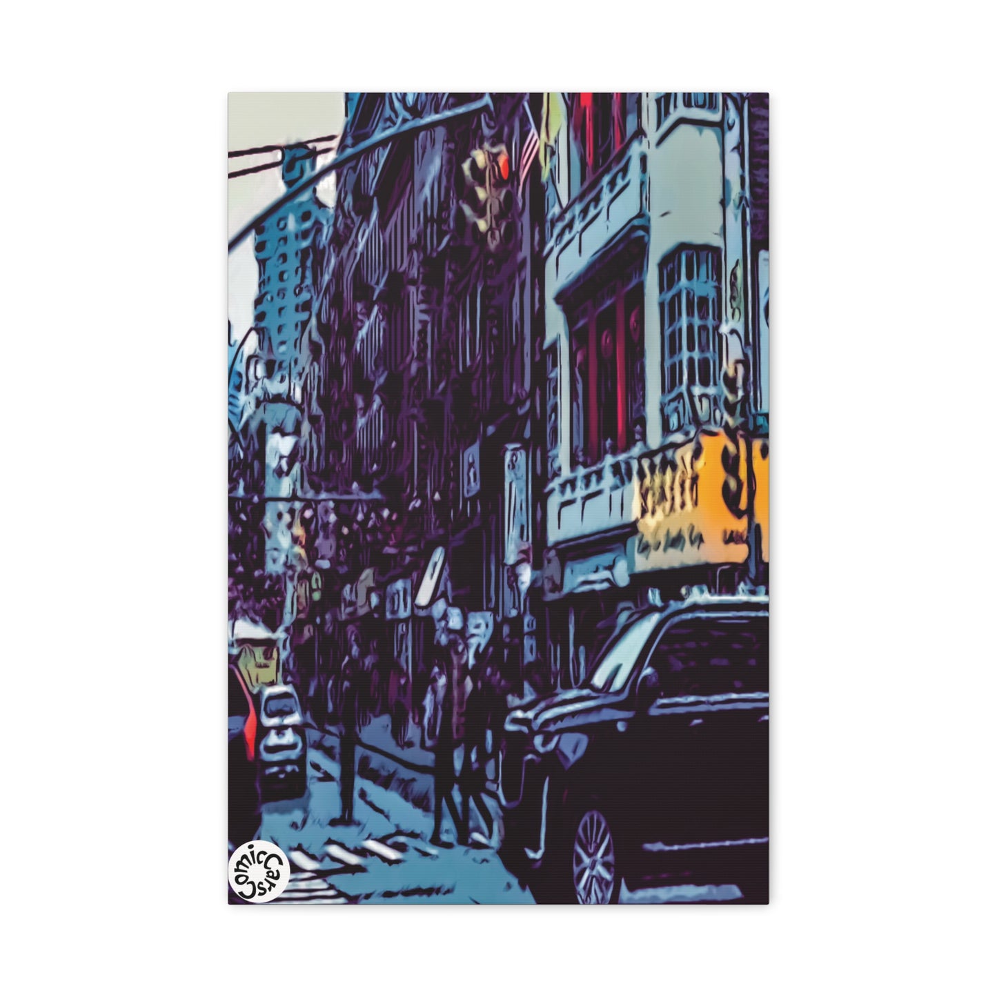 New York City, NYC, Chinatown, New York, Matte Canvas Wall Art