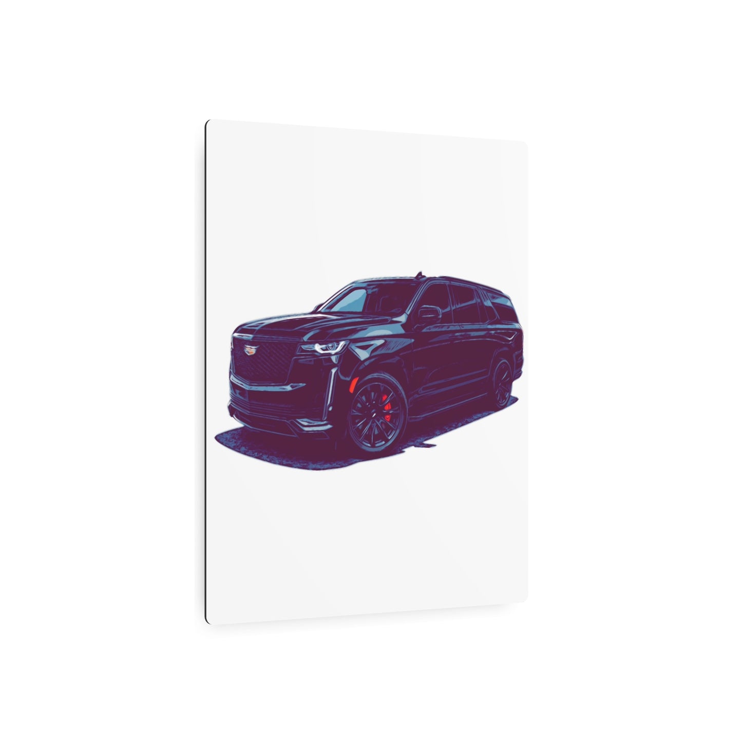 Obsidian Command – Modern Performance SUV Comic Wall Art