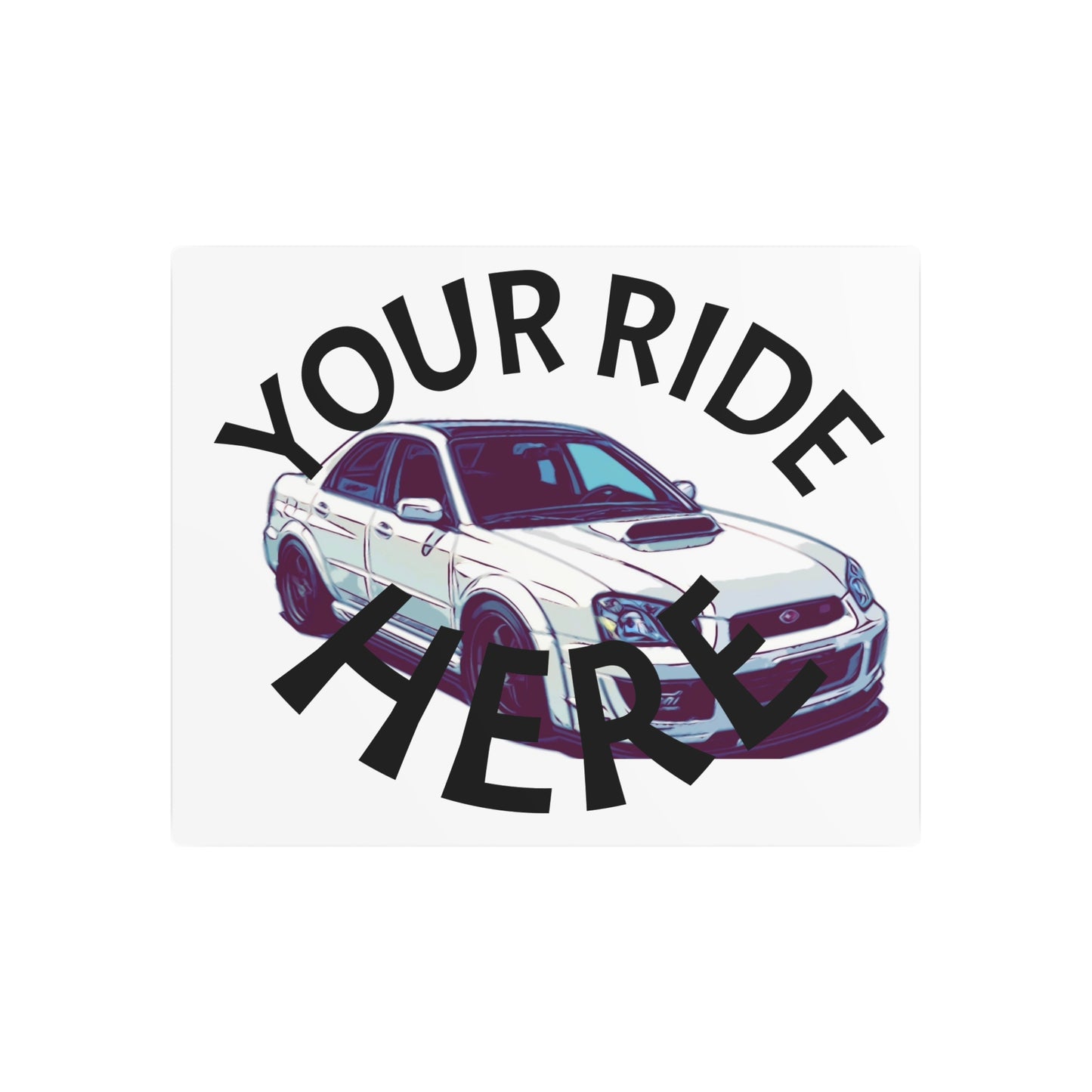 Comic My Ride – Custom Cartoon Car Illustration from Your Vehicle Photo