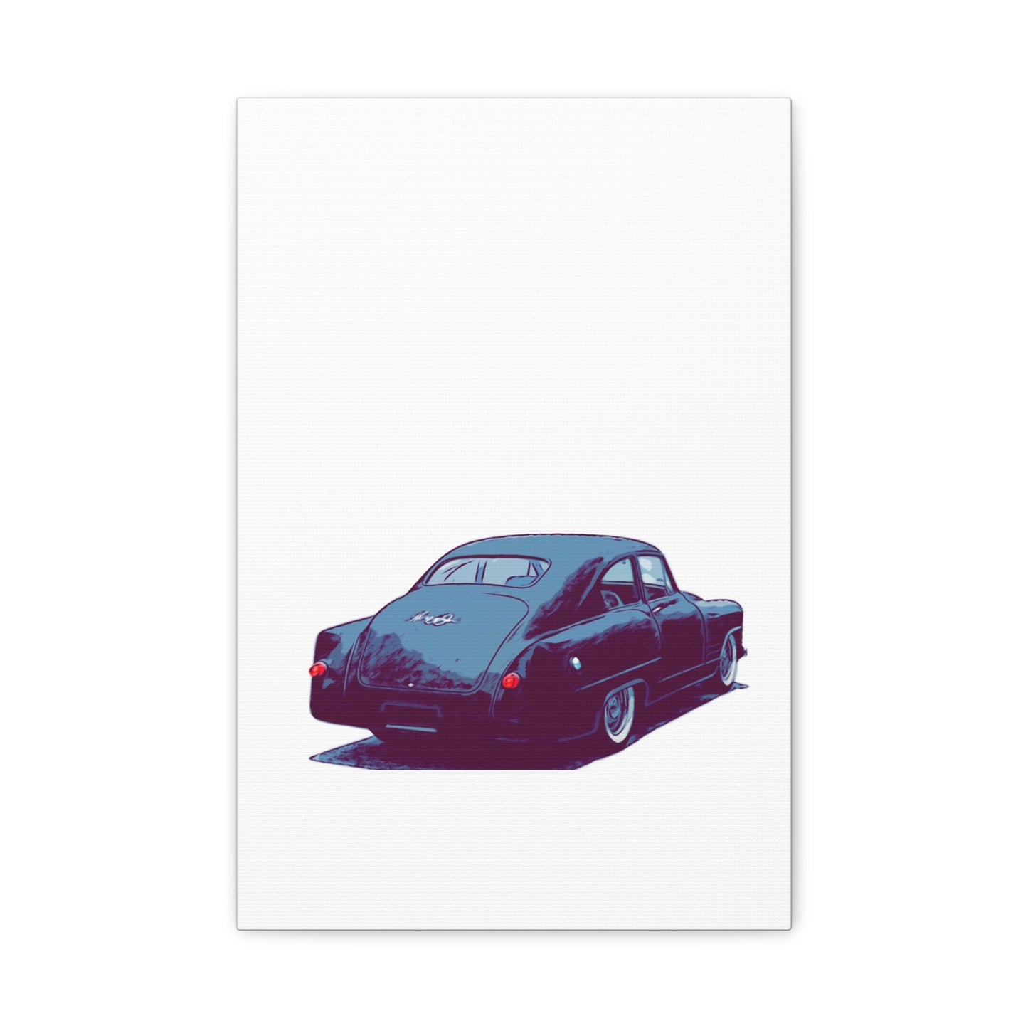 Taildrag Tradition – Vintage Custom Coupe Comic Wall Art
