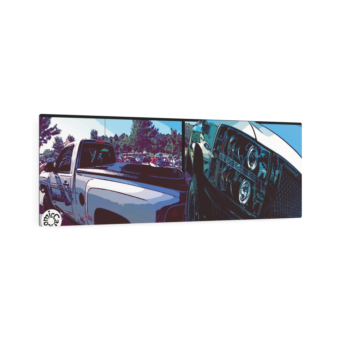 Metal Art Sign American Pickup Lifted Wall Decor
