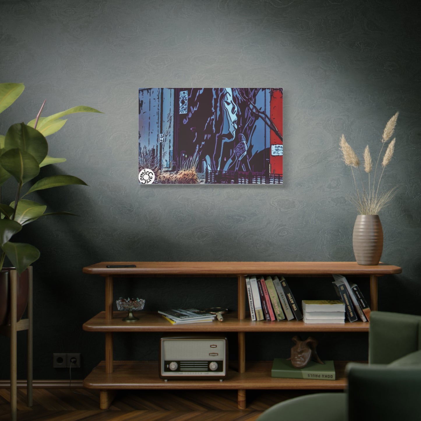 Sioux Falls Street Art Matte Canvas Wall Art Urban Home Decor