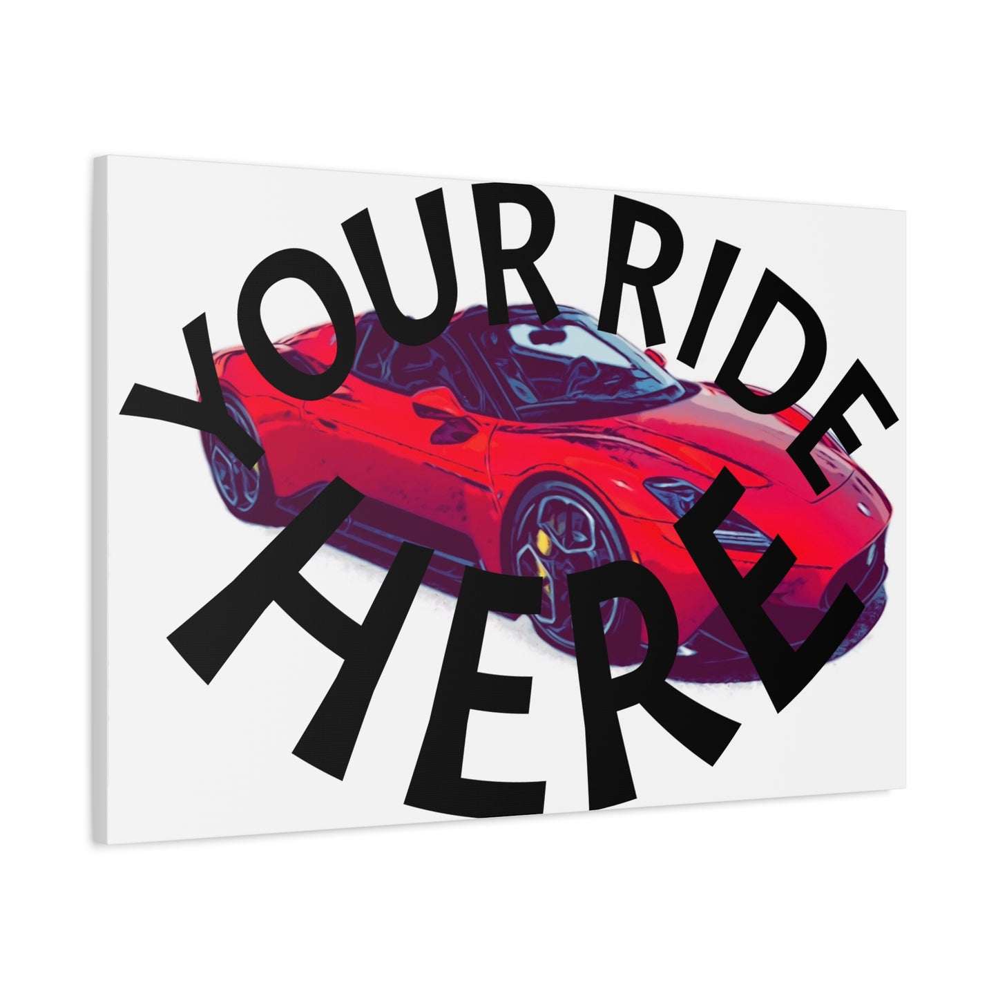 Comic My Ride – Custom Cartoon Car Illustration from Your Vehicle Photo