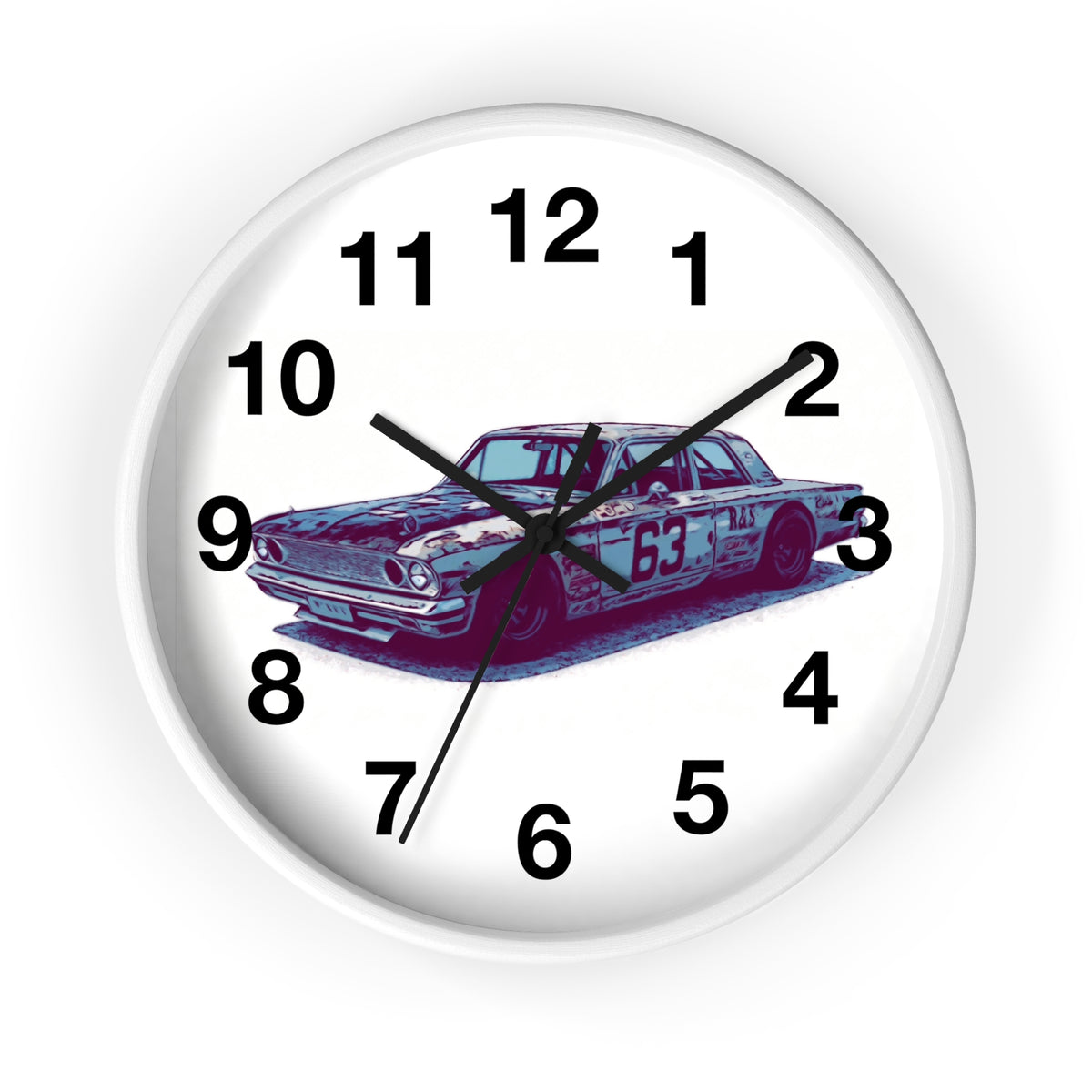Comic My Ride Wall Clock