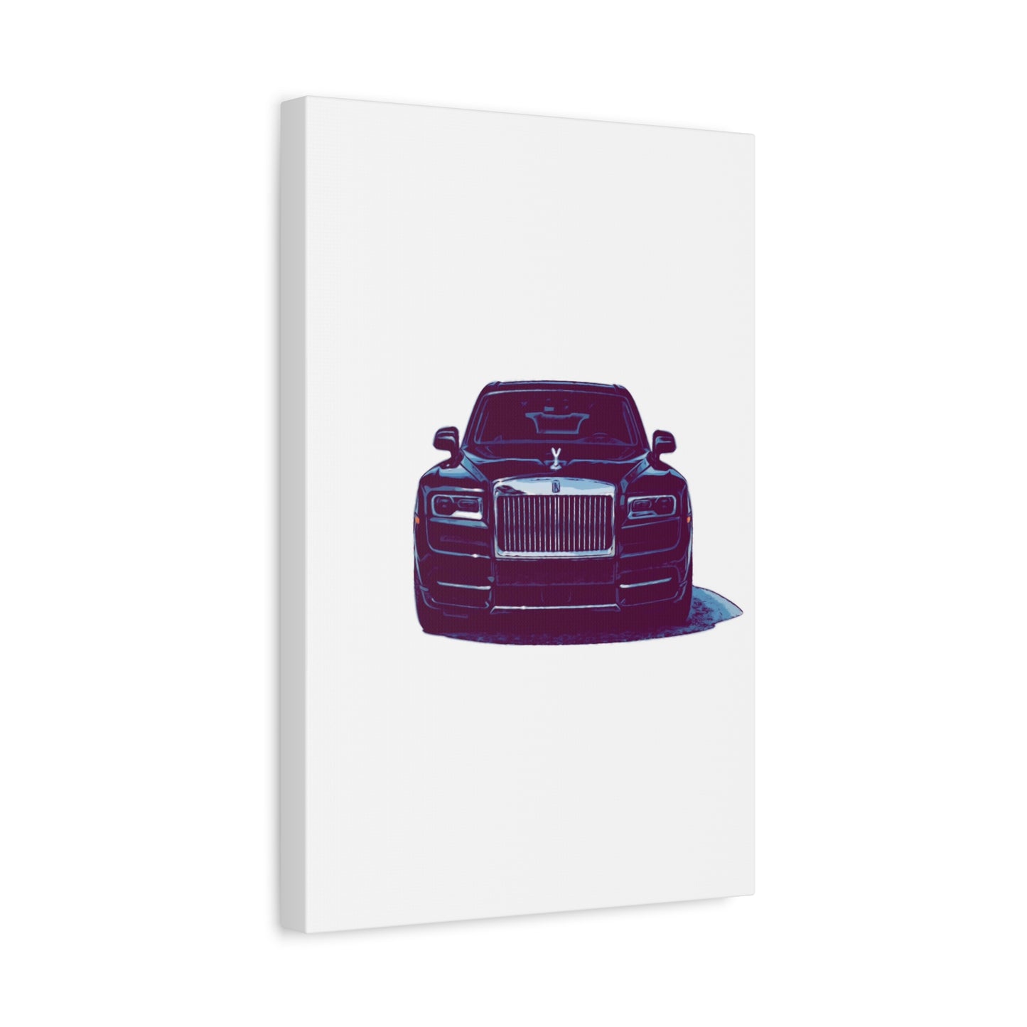 Silent Authority – Luxury Sedan Comic Wall Art