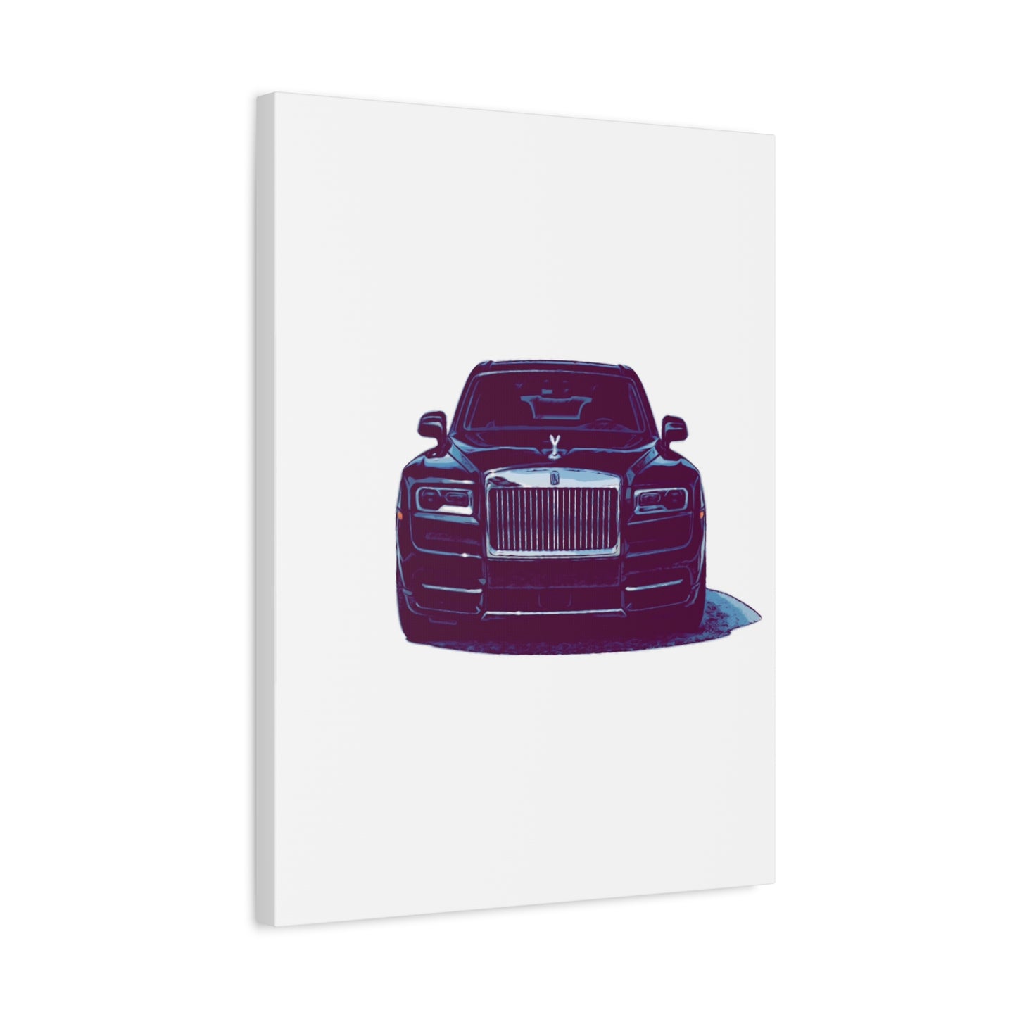 Silent Authority – Luxury Sedan Comic Wall Art