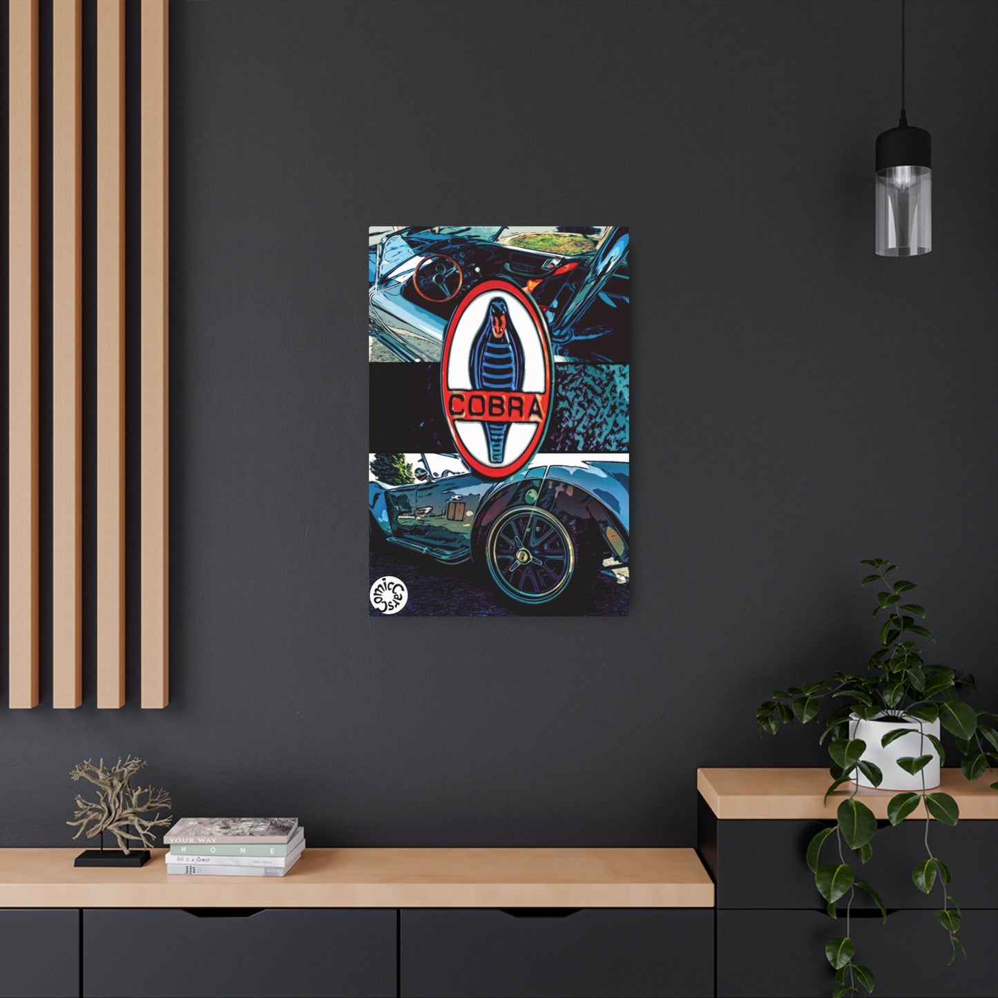 Comic My Ride Metal Art Sign Aluminum Wall Decor with Hanging Hook Multiple Sizes Available