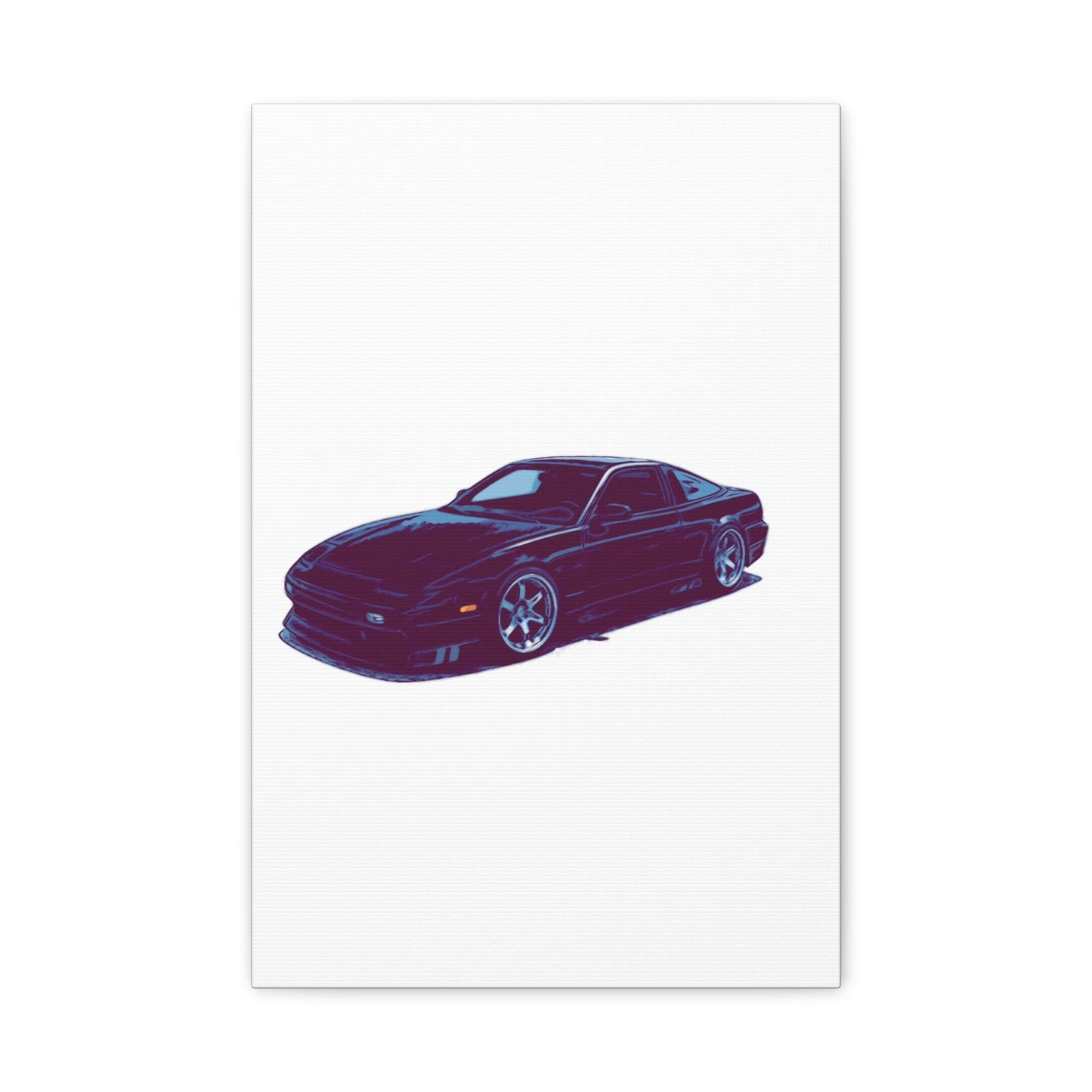 Midnight Drift – JDM Street Coupe Comic Wall Art