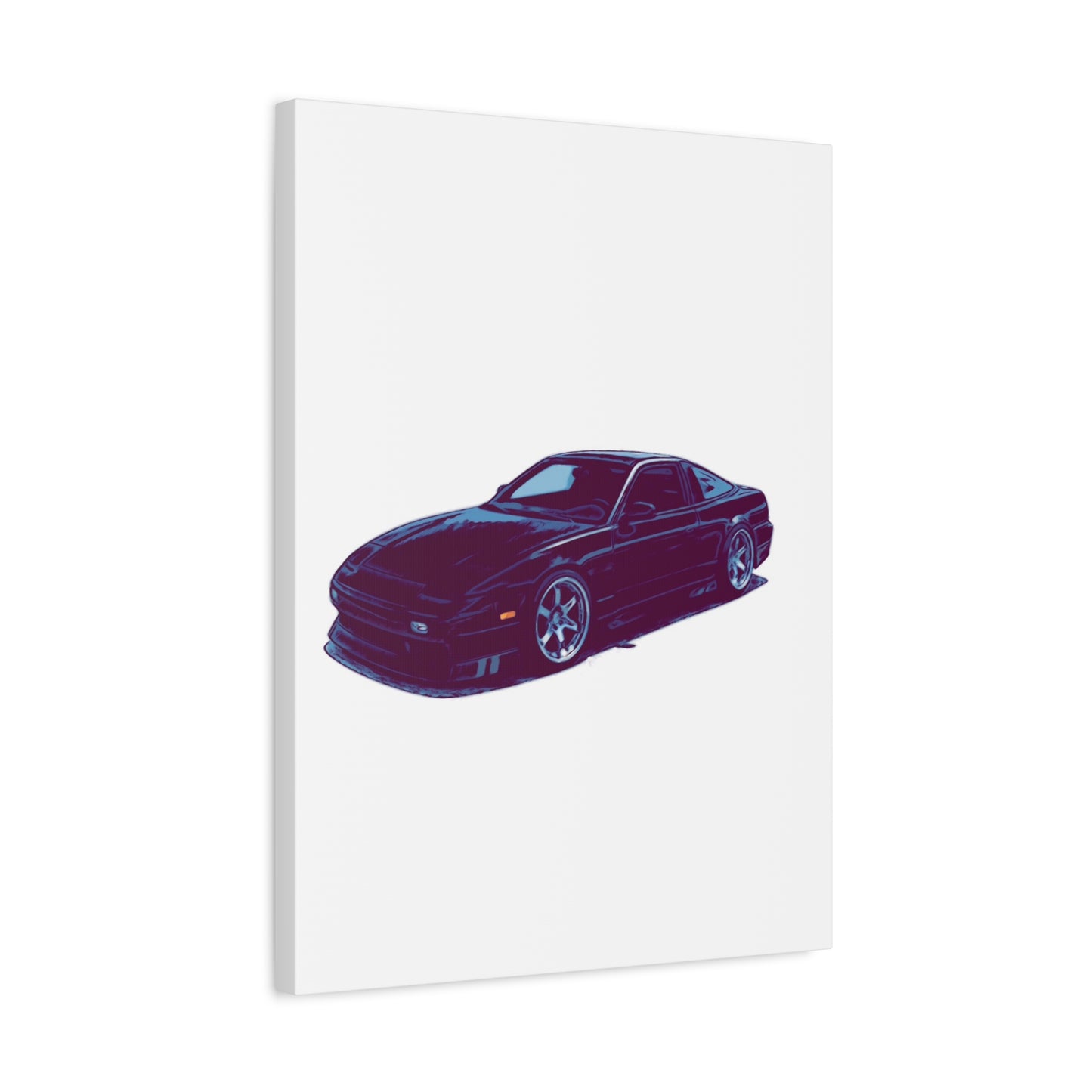Midnight Drift – JDM Street Coupe Comic Wall Art