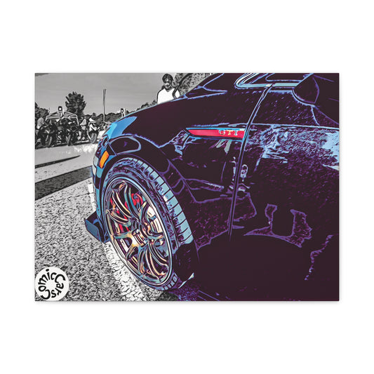 Canvas Print German Import Sports Car Luxury Decor for Car Enthusiasts