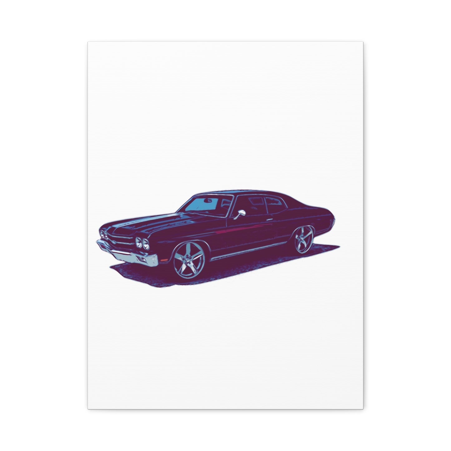 Steelline Sovereign – Classic Muscle Sedan Comic Wall Art