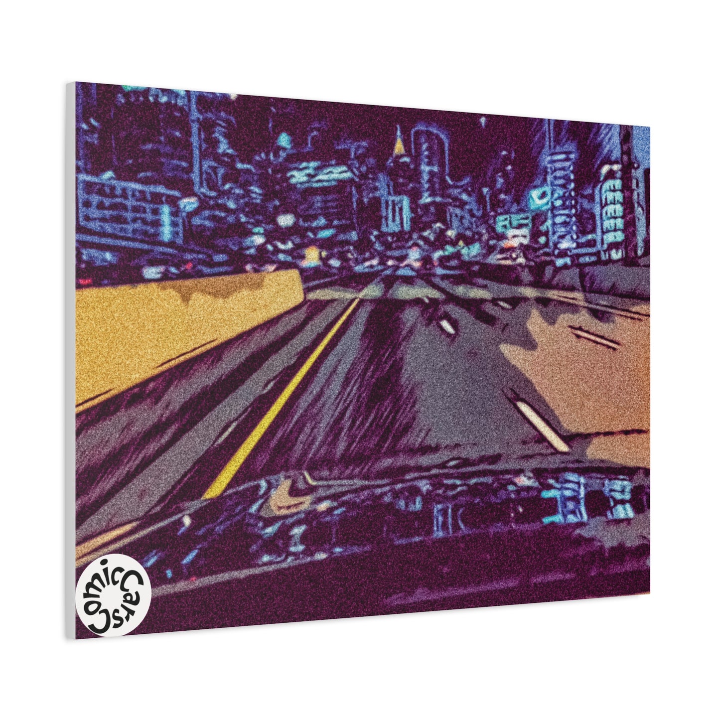 Atlanta Night Cruises, City, Matte Canvas Wall Art