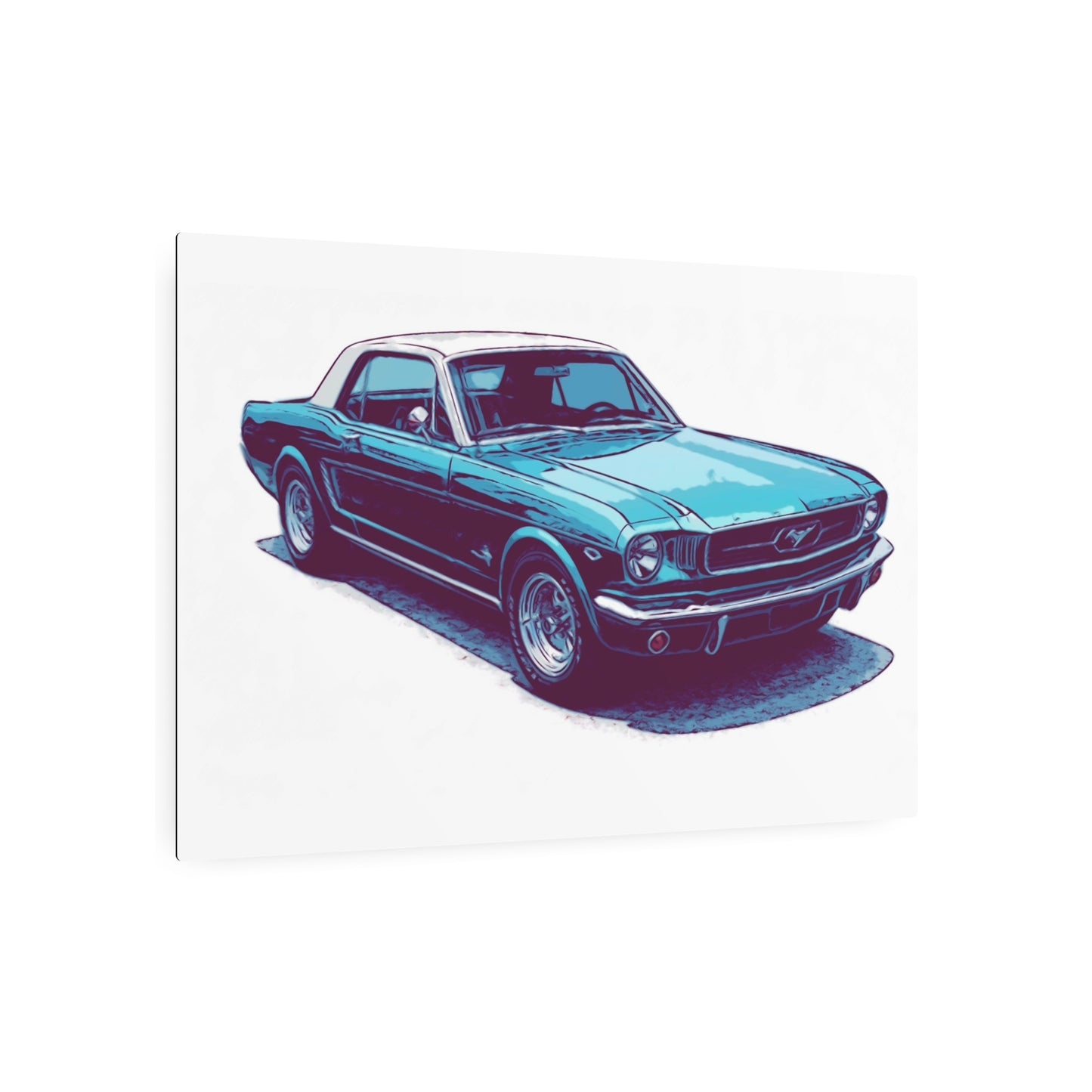 First-Gen Freedom – Classic Pony Car Comic Car Wall Art