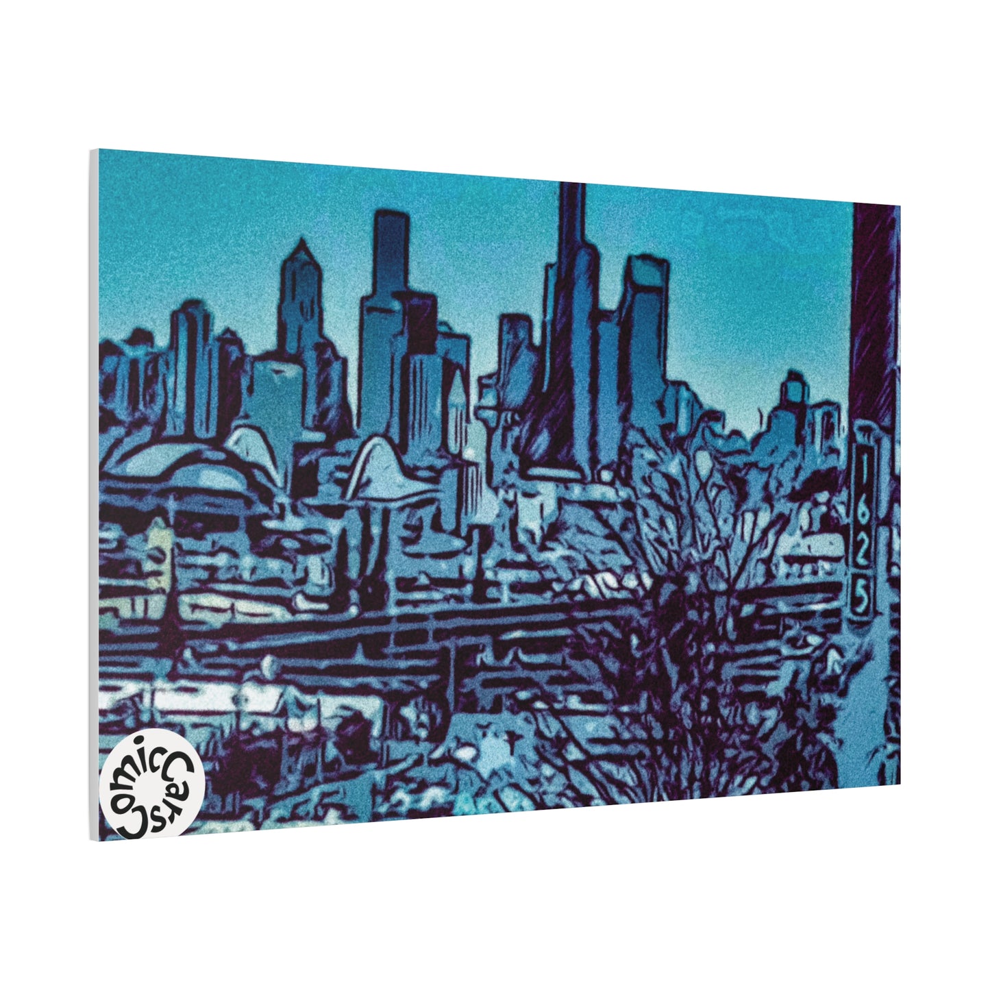 Seattle Cruises City Matte Canvas Wall Art