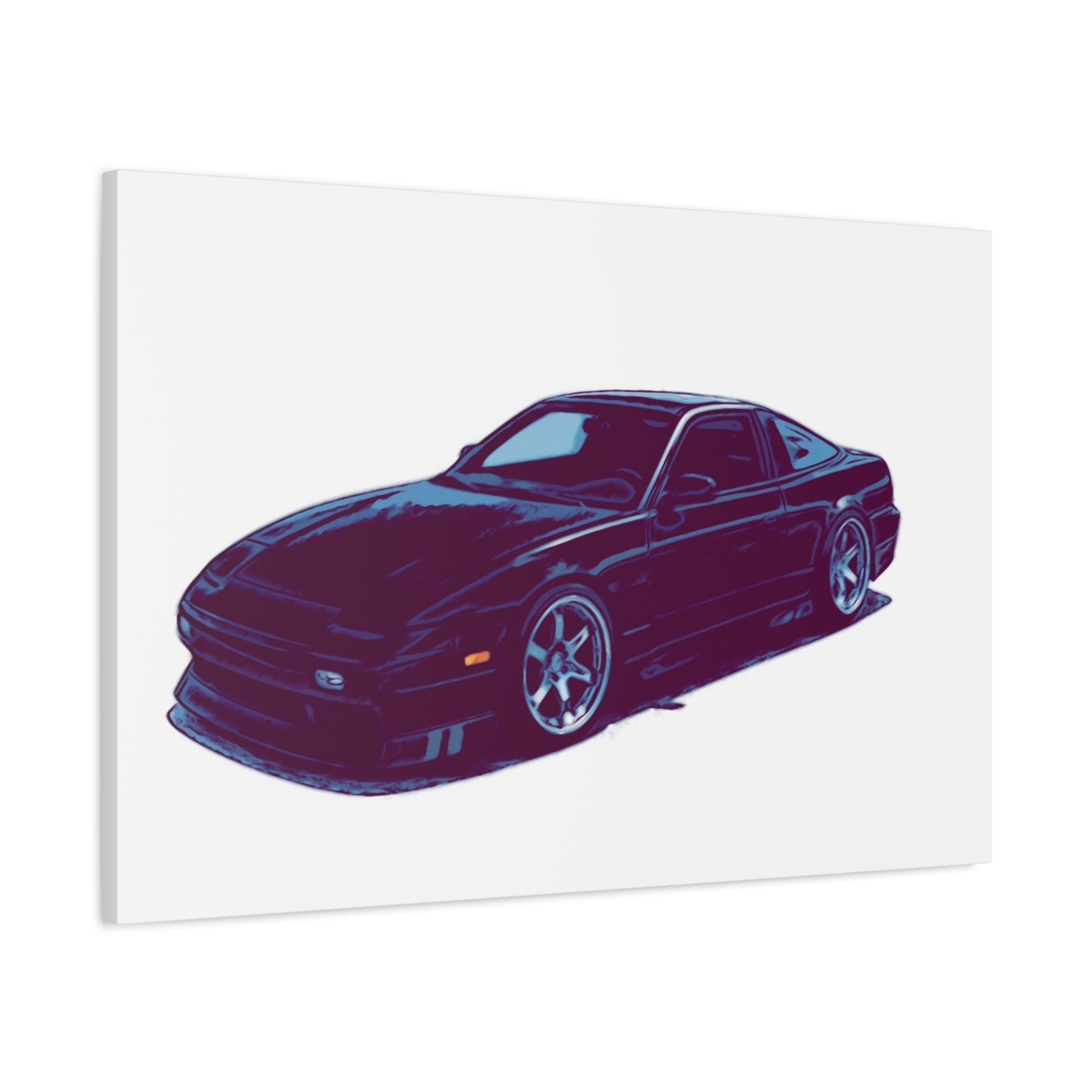 Midnight Drift – JDM Street Coupe Comic Wall Art