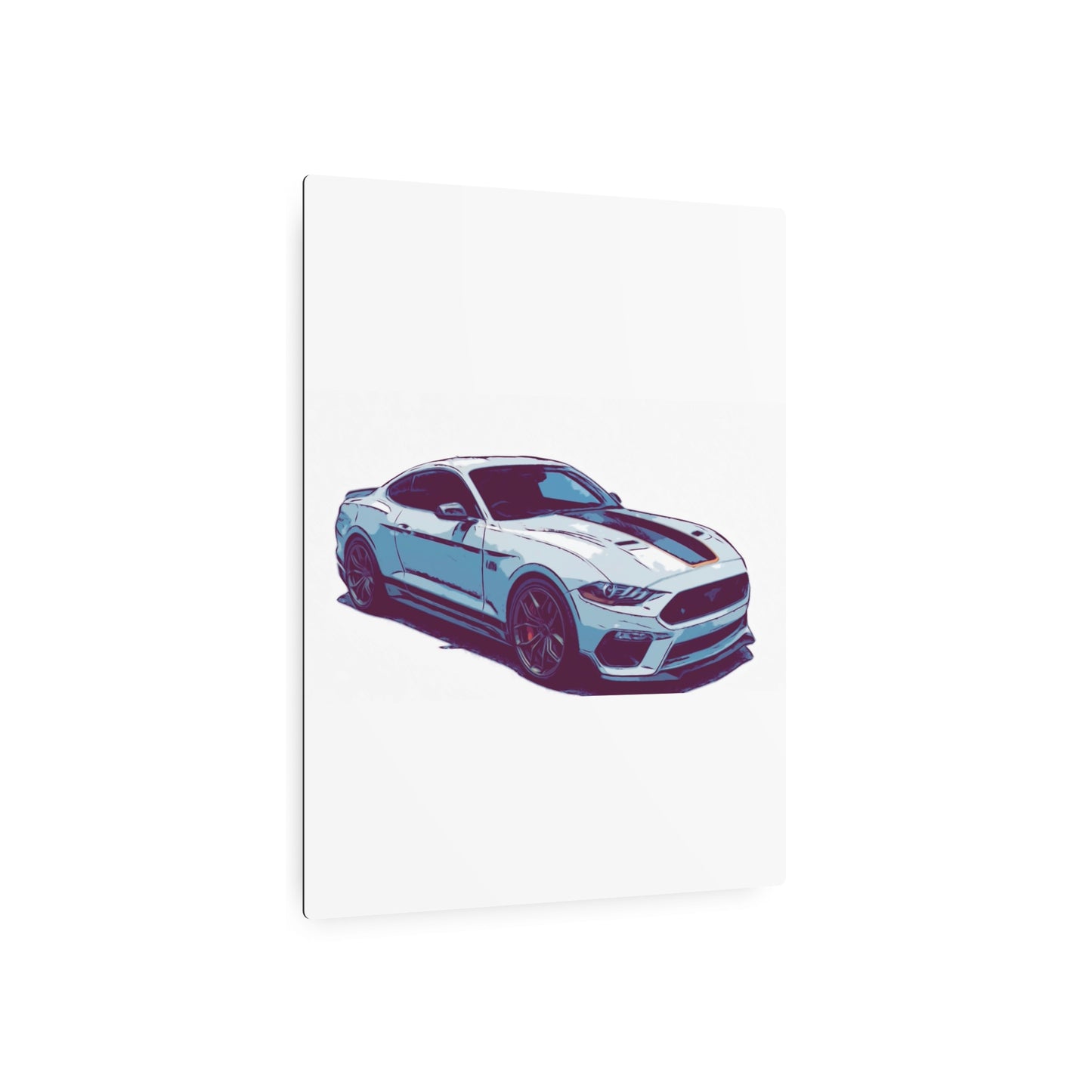 Track-Bred Street Coupe – Modern Performance Comic Car Wall Art