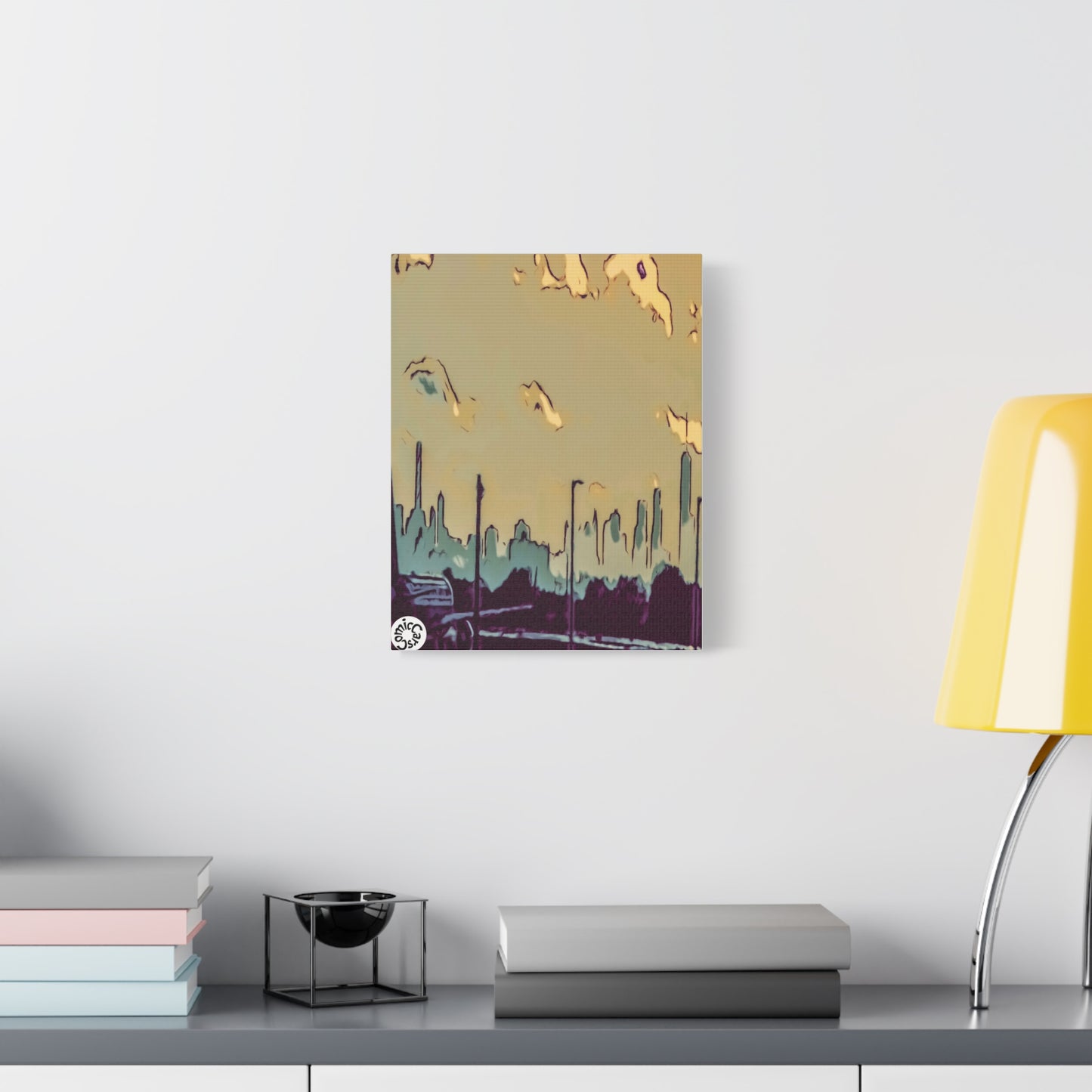 New York City JFK Airport Matte Canvas Wall Art Urban Home Decor