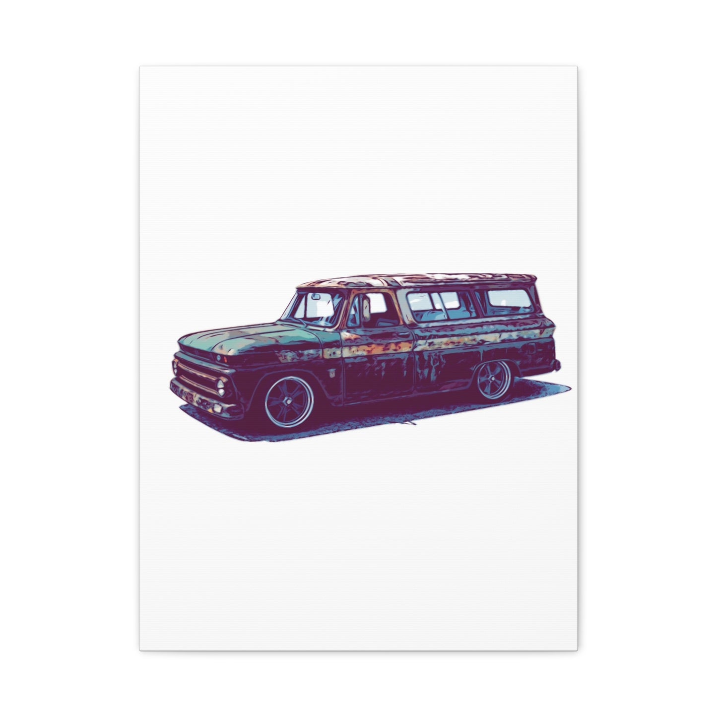 Rustline Voyager – Patina Classic Suburban Comic Wall Art