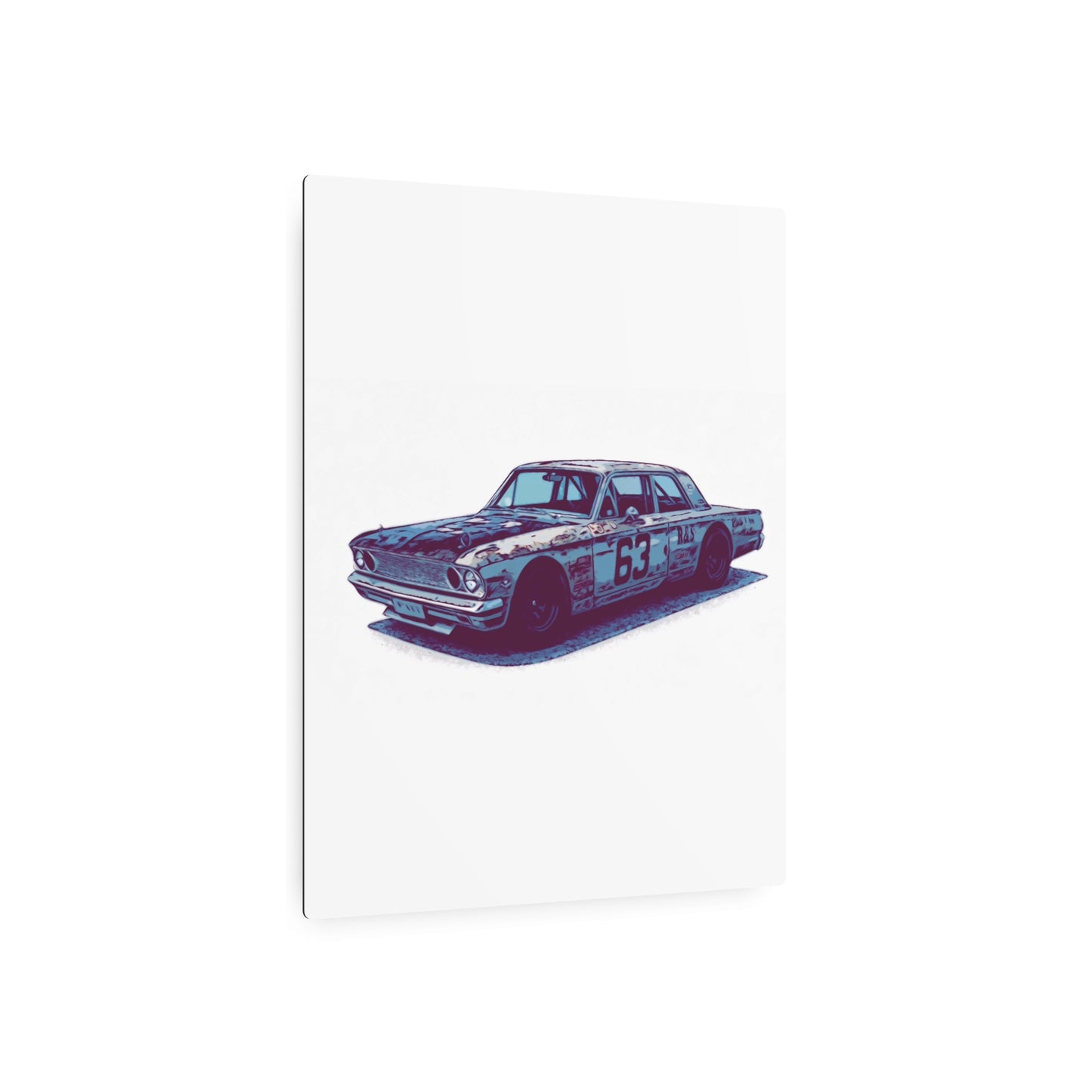 Number 63 Relic Racer – Vintage Stock Car Comic Wall Art