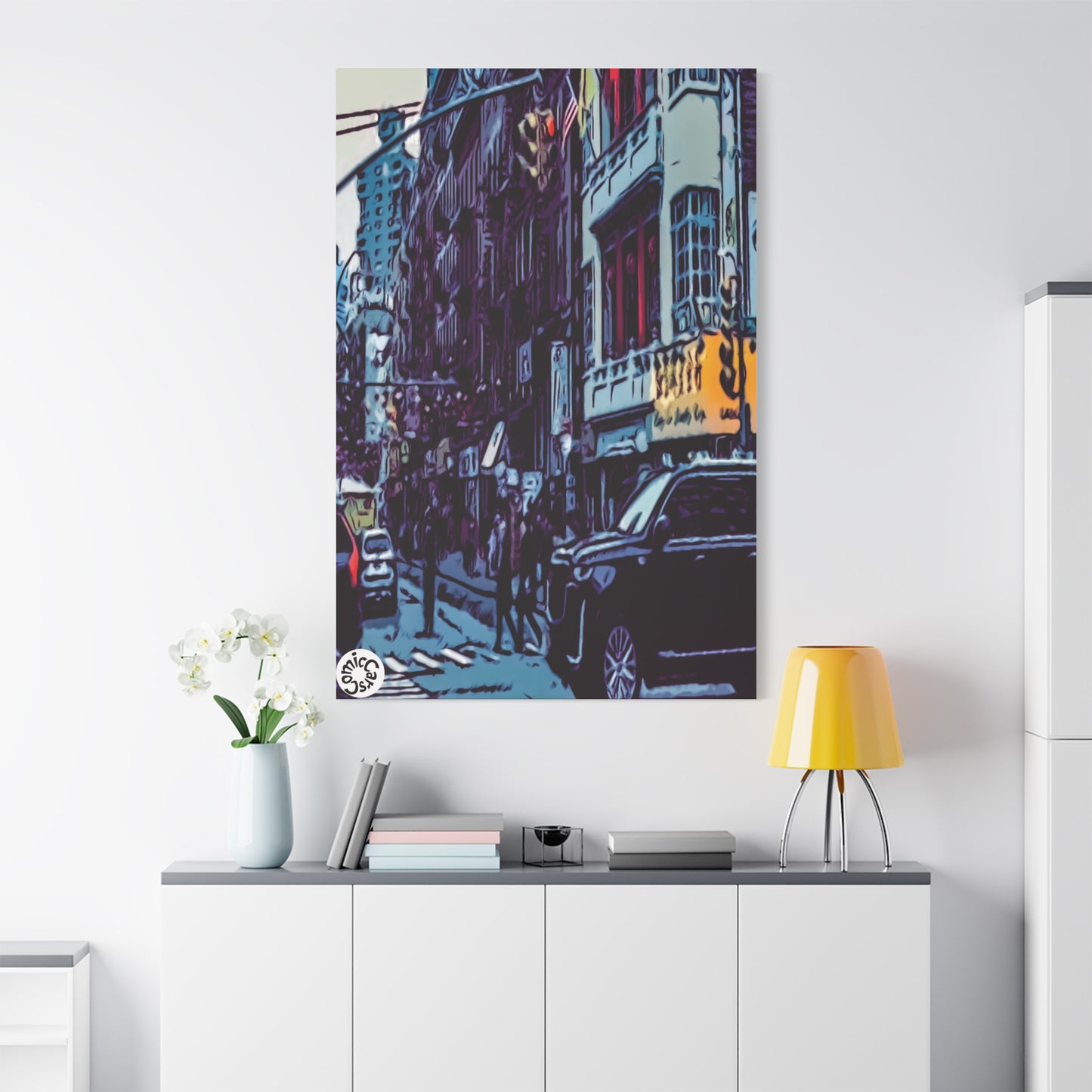 New York City, NYC, Chinatown, New York, Matte Canvas Wall Art