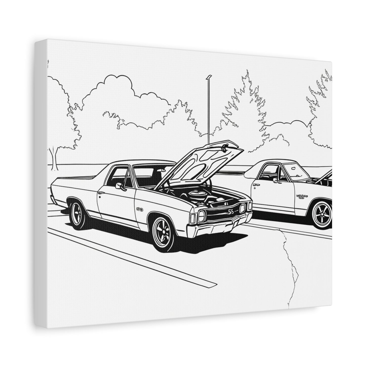 Kids Car Coloring Canvas – Comic Cars™ Interactive Vehicle Art