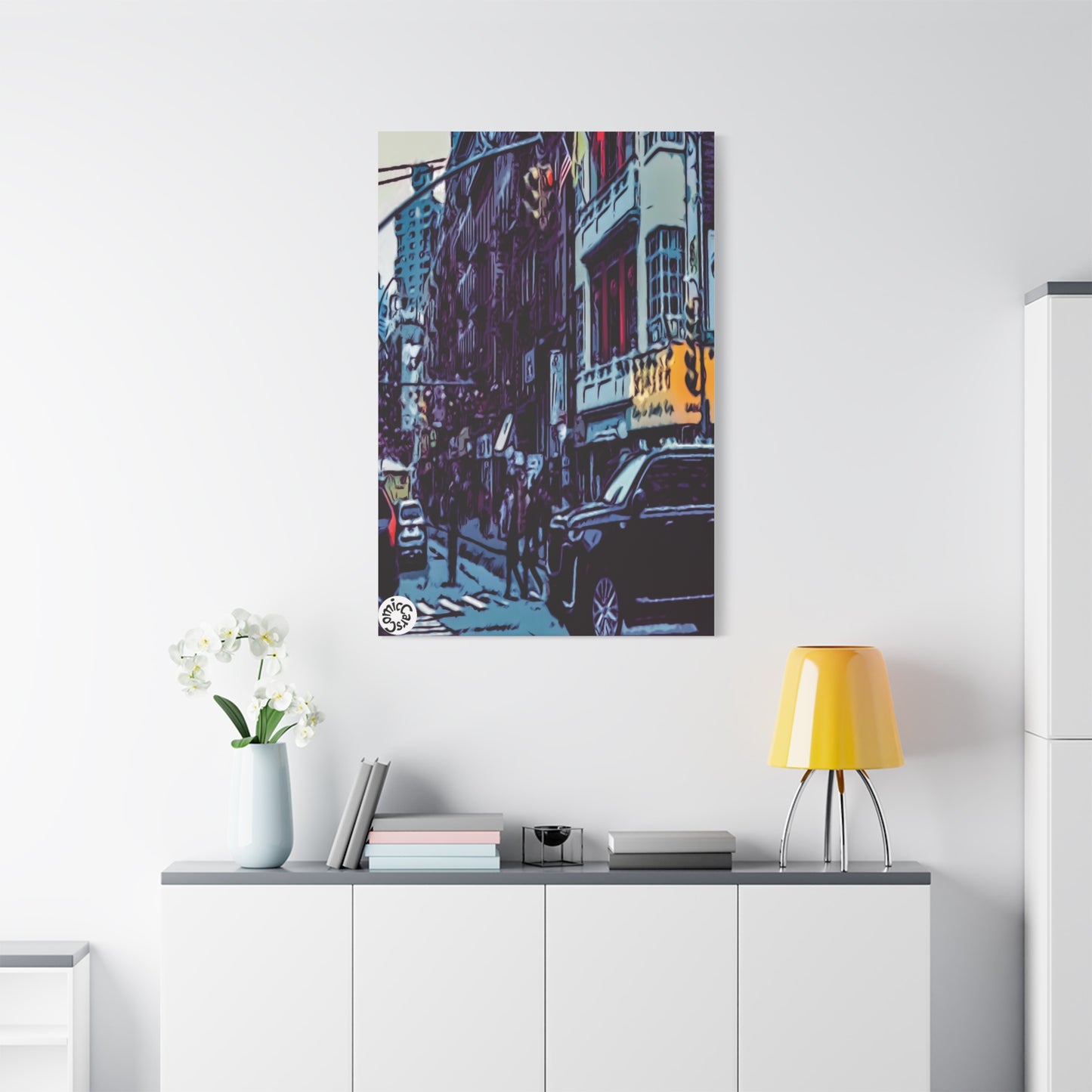 New York City, NYC, Chinatown, New York, Matte Canvas Wall Art