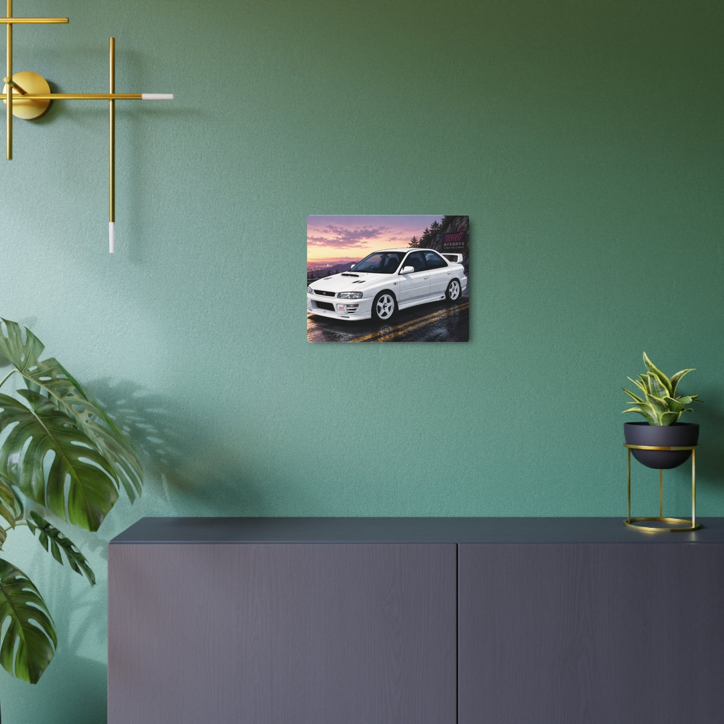 Impreza Rally Car Wall Art