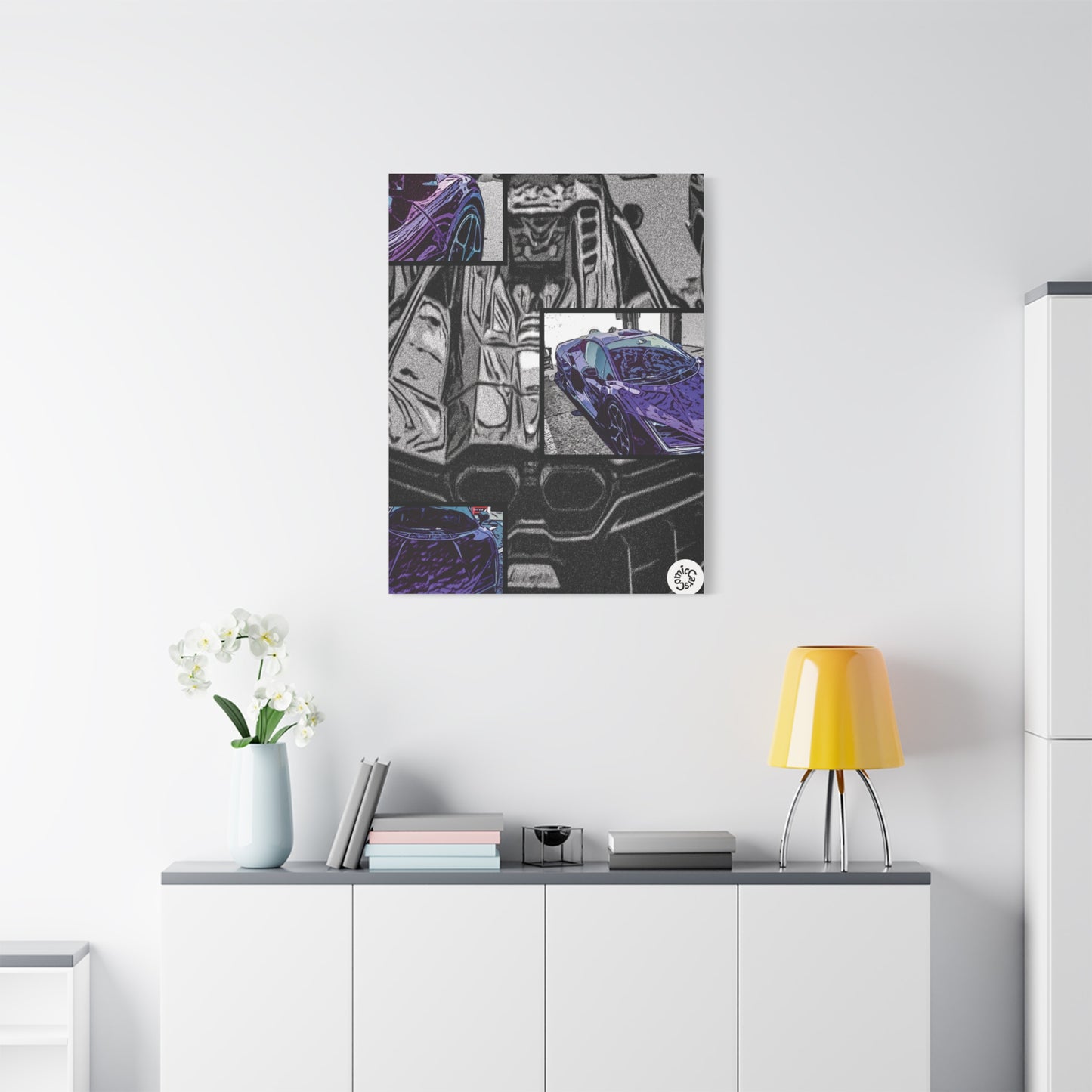 Super Car Canvas Art, Automotive Wall Decor, Garage Wall Art, Car Prints