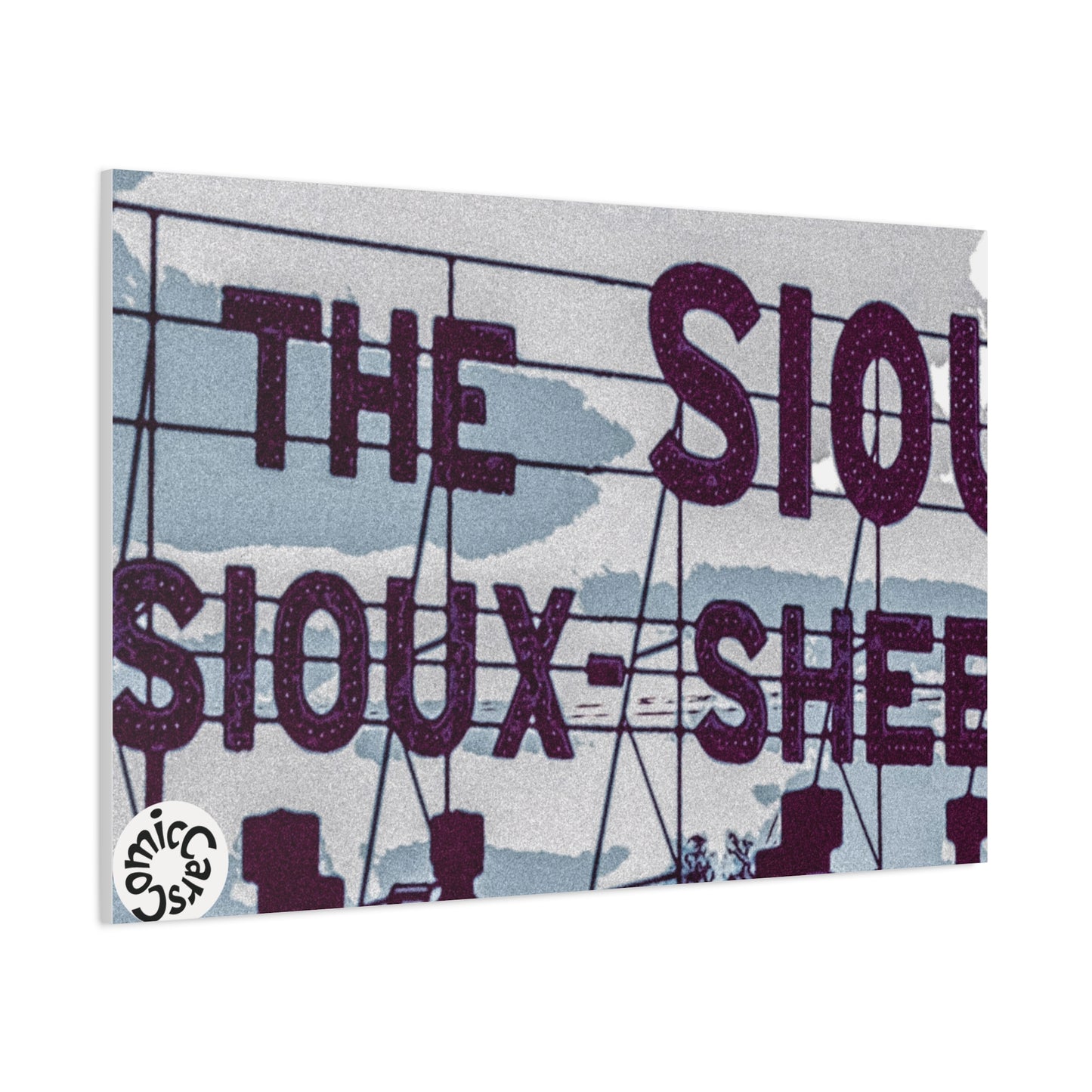 Sioux Falls City Matte Canvas Wall Art Urban Decor