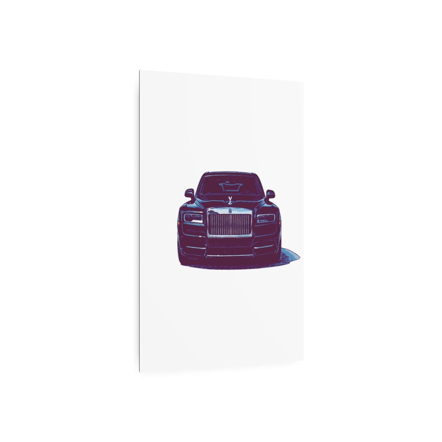 Silent Authority – Luxury Sedan Comic Wall Art